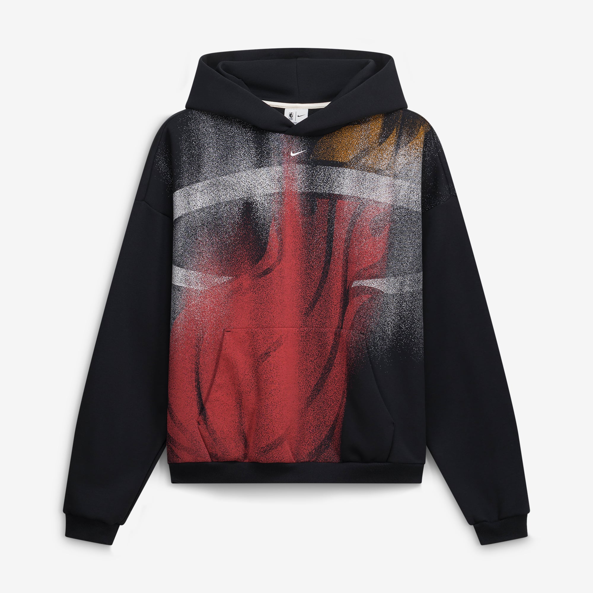 Men's Nike Black Miami Heat 2026/27 Standard Issue Practice Icon Fleece Pullover Hoodie