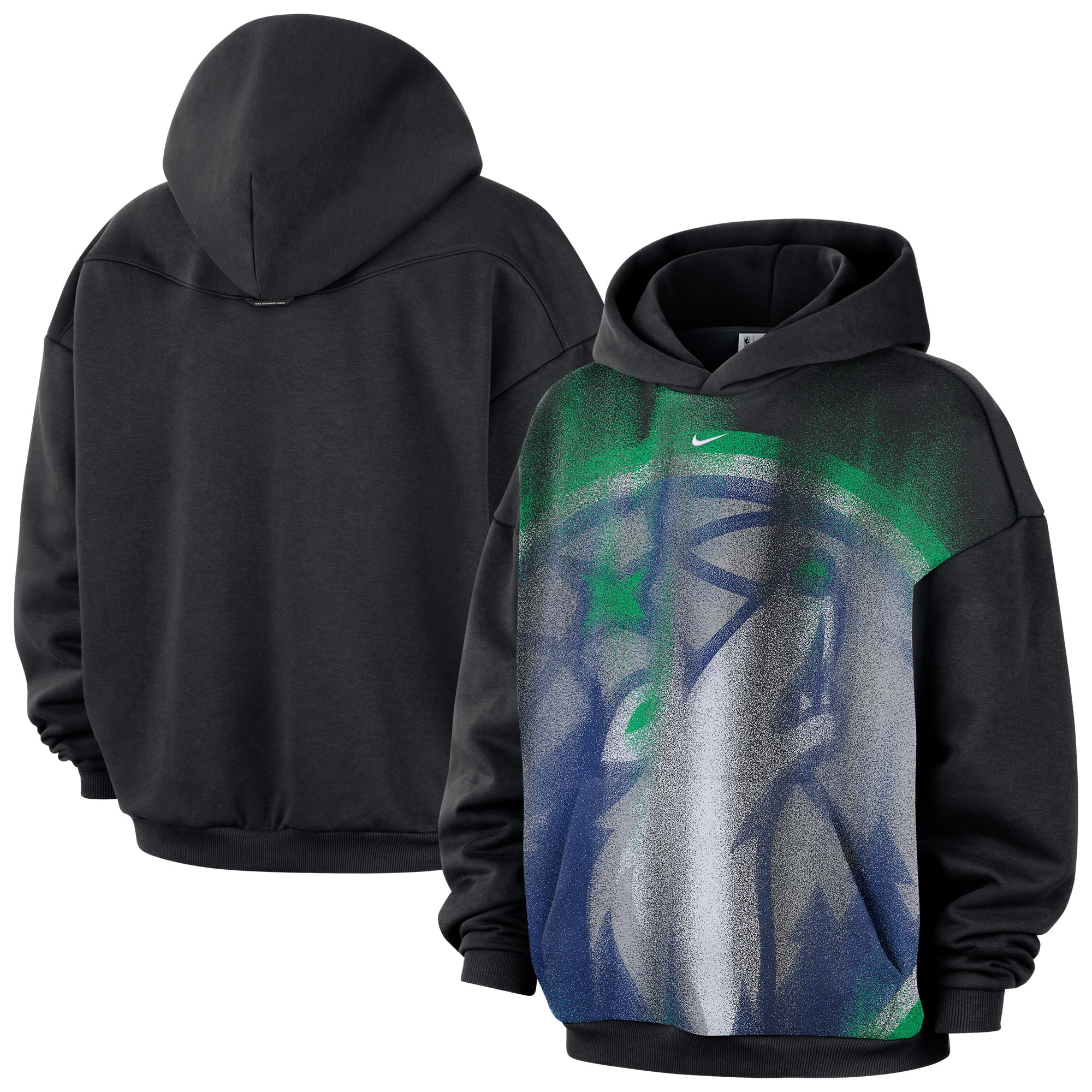 Men's Nike Black Minnesota Timberwolves 2026/27 Standard Issue Practice Icon Fleece Pullover Hoodie