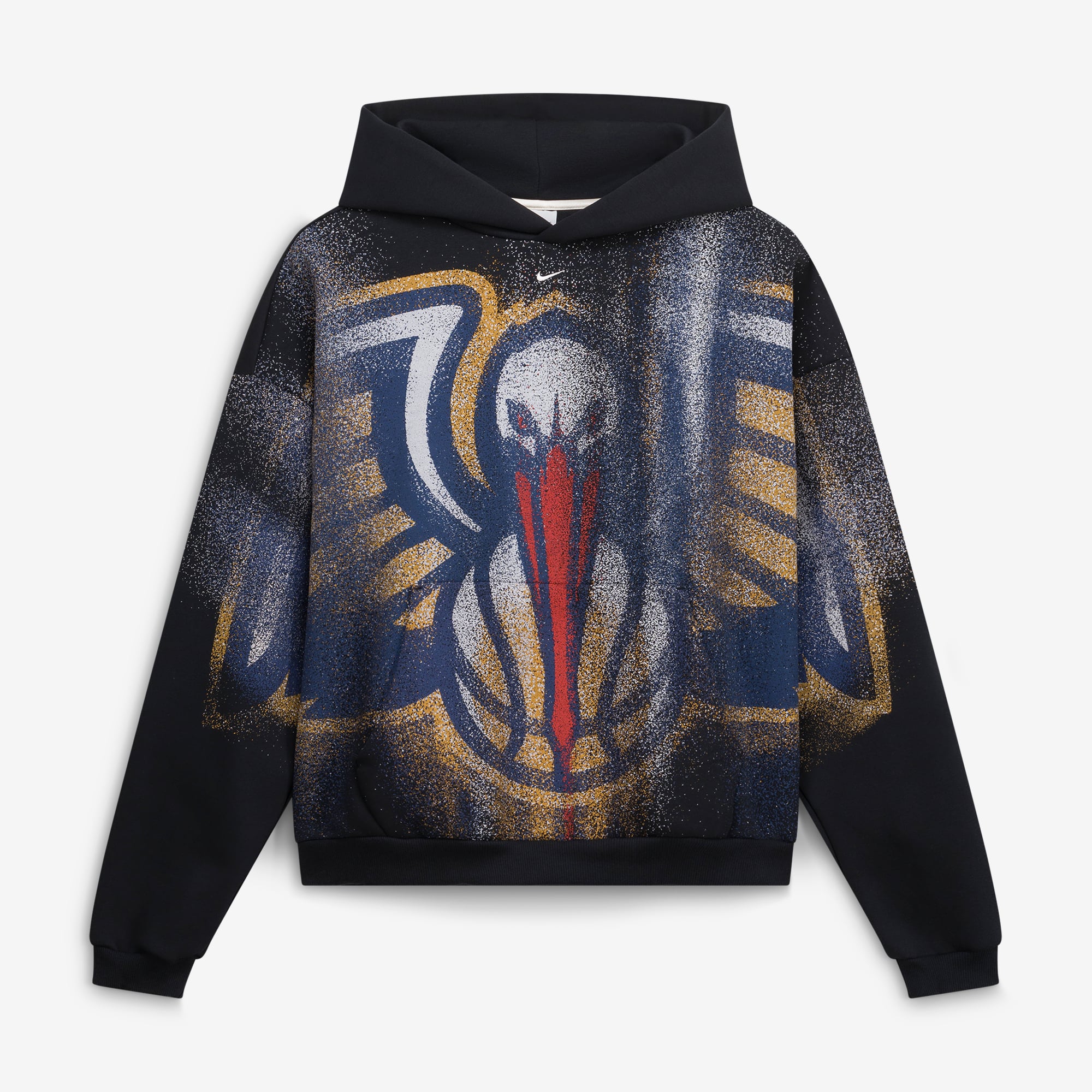 Men's Nike Black New Orleans Pelicans 2026/27 Standard Issue Practice Icon Fleece Pullover Hoodie