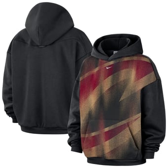 Men's Nike Black Cleveland Cavaliers 2026 Standard Issue Practice Icon Fleece Pullover Hoodie