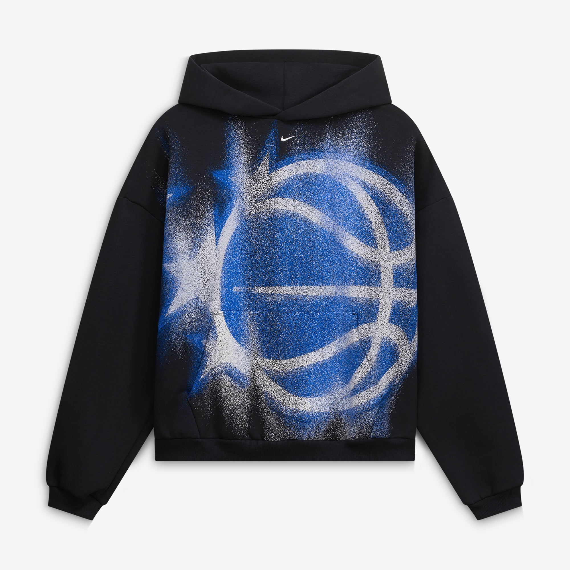 Men's Nike Black Orlando Magic 2026/27 Standard Issue Practice Icon Fleece Pullover Hoodie