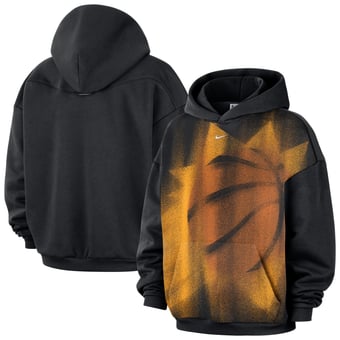 Men's Nike Black Phoenix Suns 2026 Standard Issue Practice Icon Fleece Pullover Hoodie