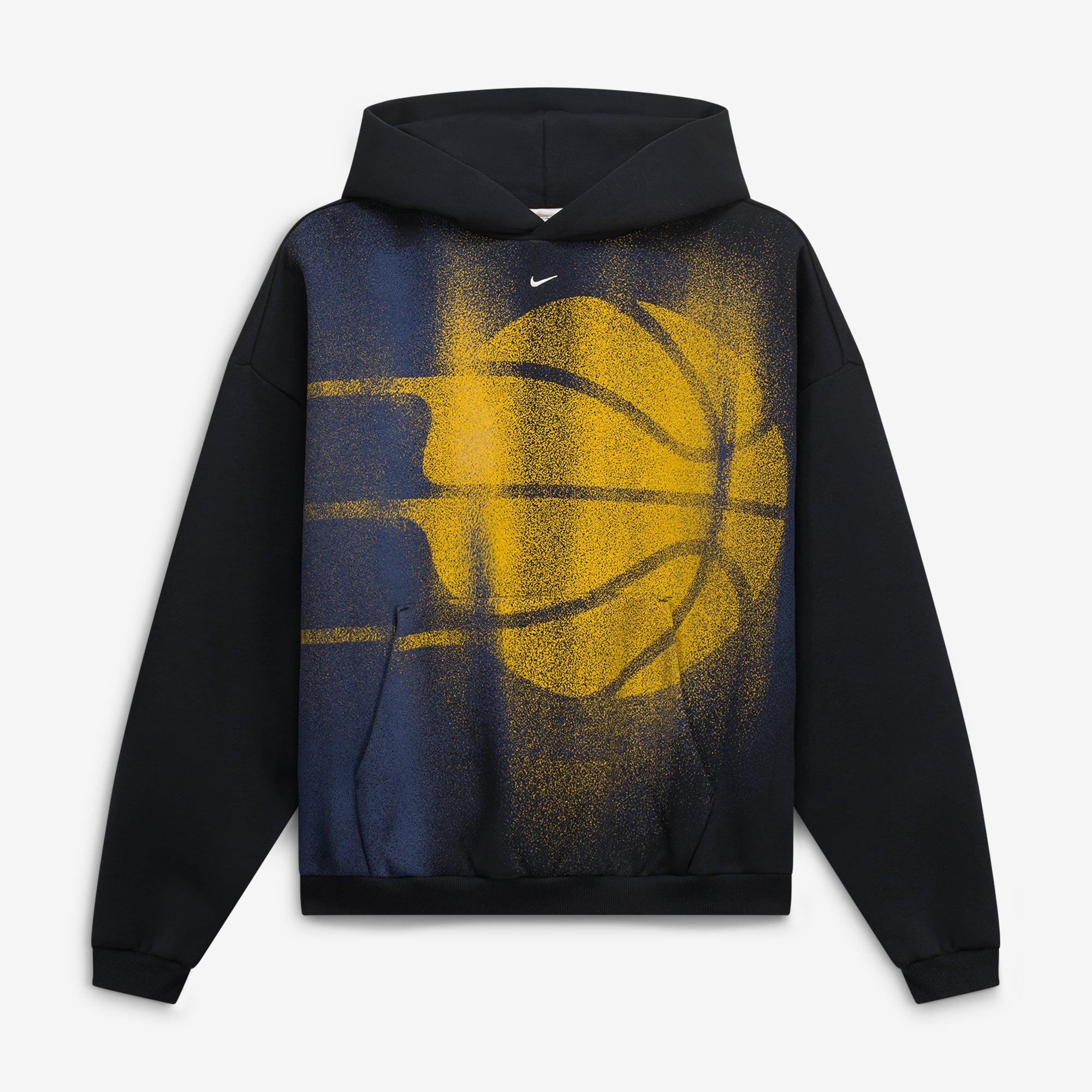 Men's Nike Black Indiana Pacers 2026/27 Standard Issue Practice Icon Fleece Pullover Hoodie