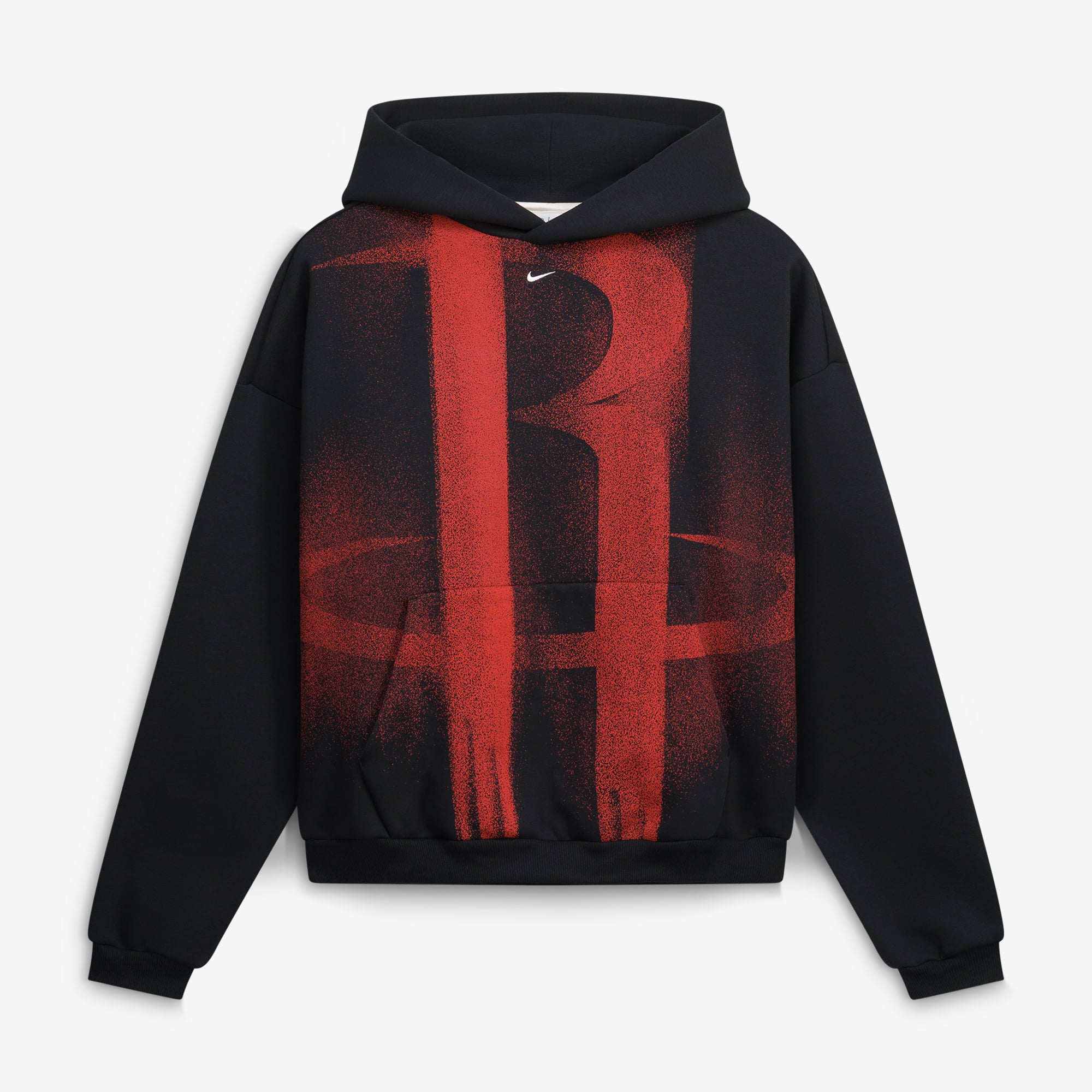 Men's Nike Black Houston Rockets 2026/27 Standard Issue Practice Icon Fleece Pullover Hoodie
