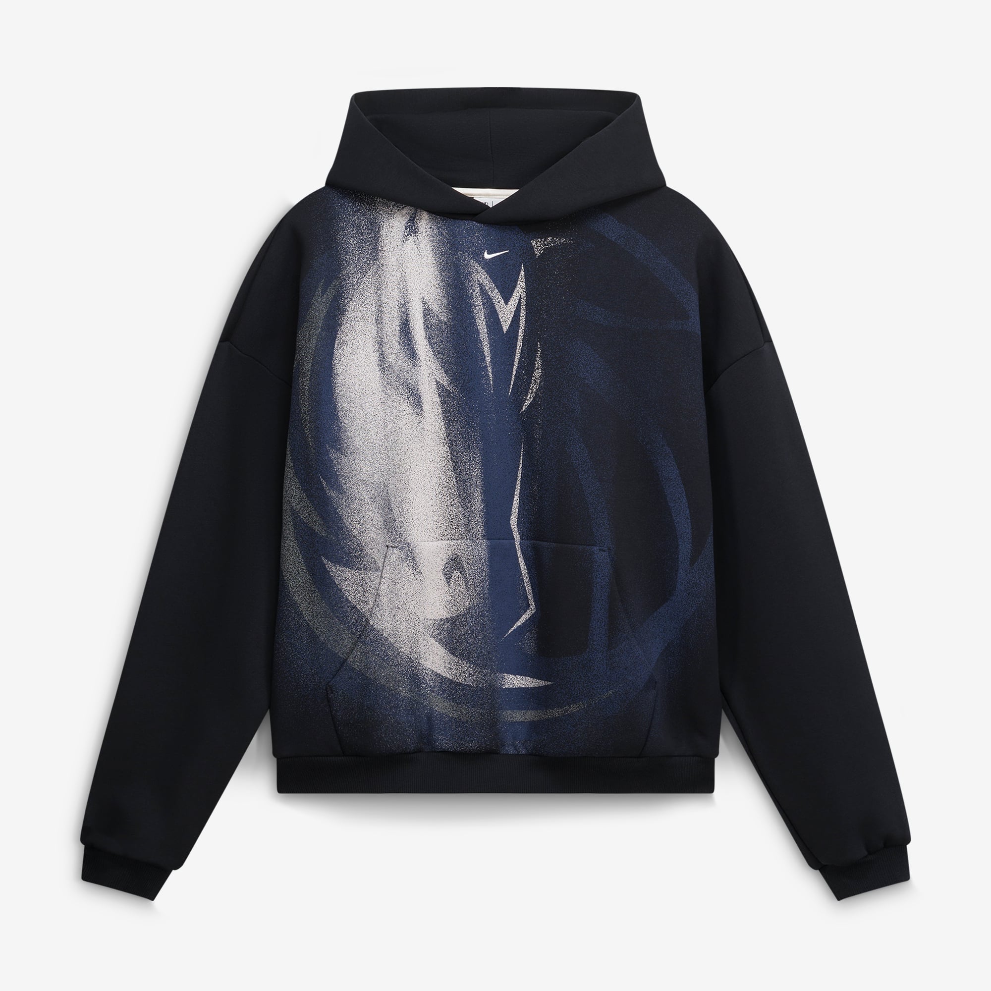 Men's Nike Black Dallas Mavericks 2026/27 Standard Issue Practice Icon Fleece Pullover Hoodie