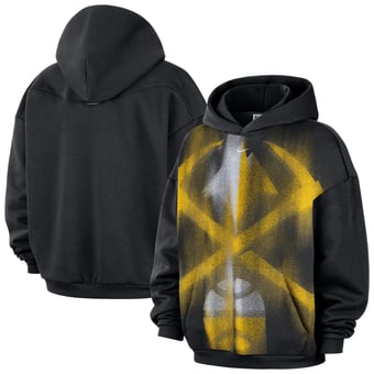Men's Nike Black Denver Nuggets 2026 Standard Issue Practice Icon Fleece Pullover Hoodie
