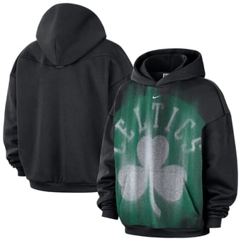 Men's Nike Black Boston Celtics 2026 Standard Issue Practice Icon Fleece Pullover Hoodie