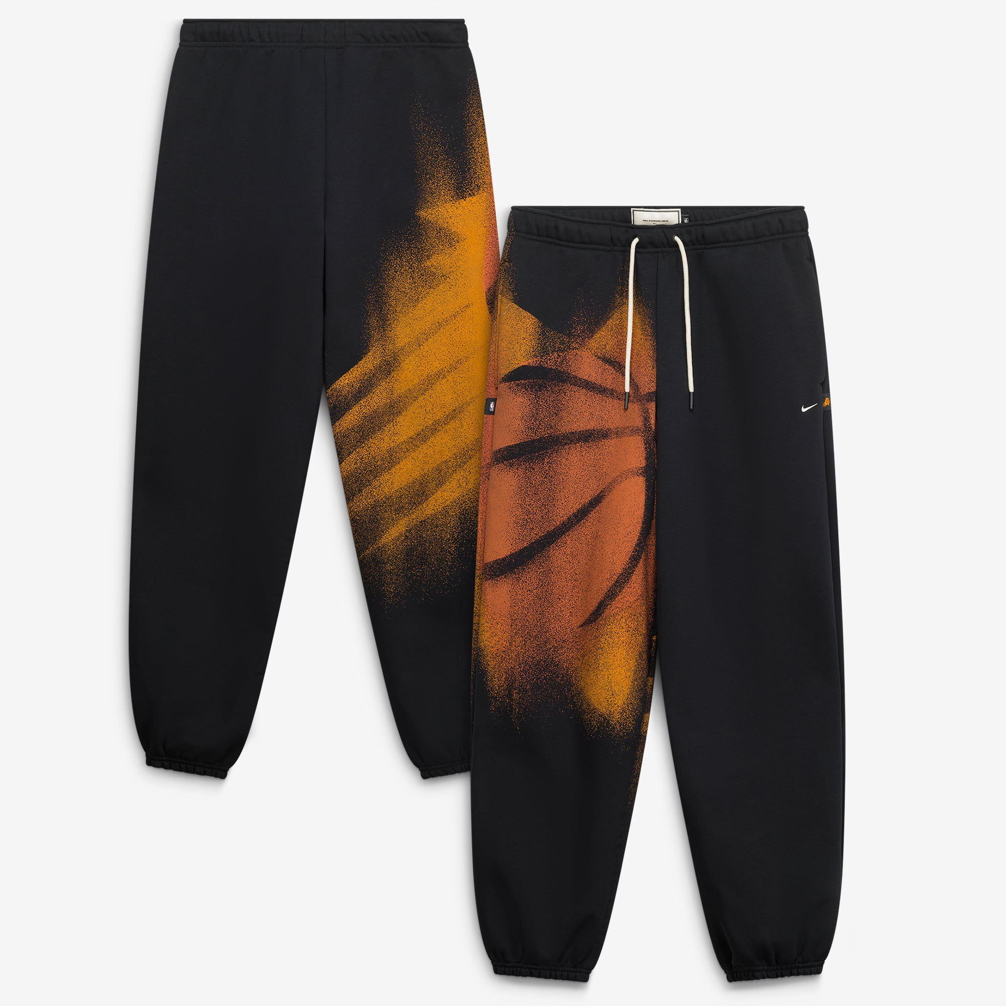 Men's Nike Black Phoenix Suns 2026/27 Standard Issue Practice Icon Fleece Tapered Pants