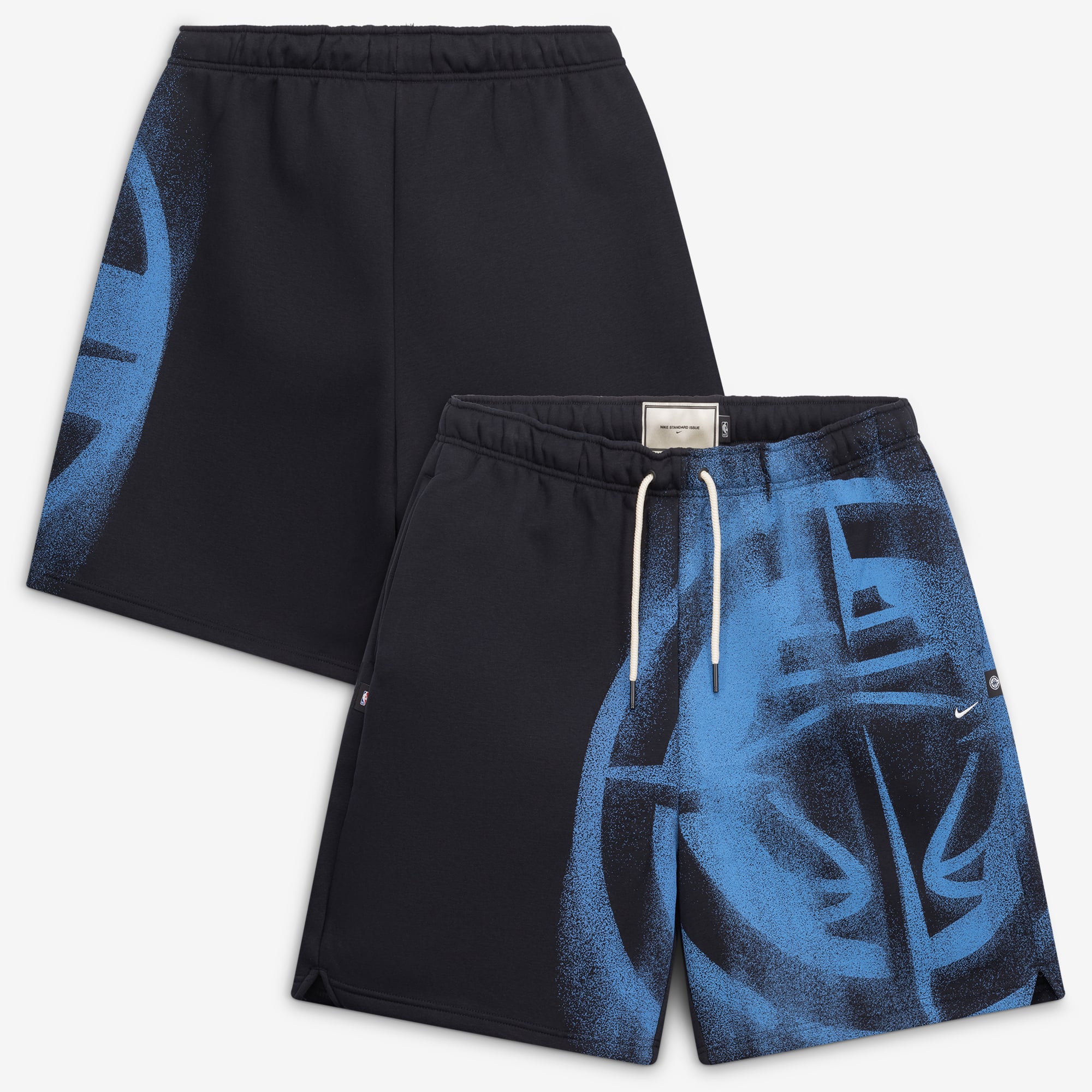 Men's Nike Black LA Clippers 2026/27 Standard Issue Practice Icon 7" Fleece Shorts