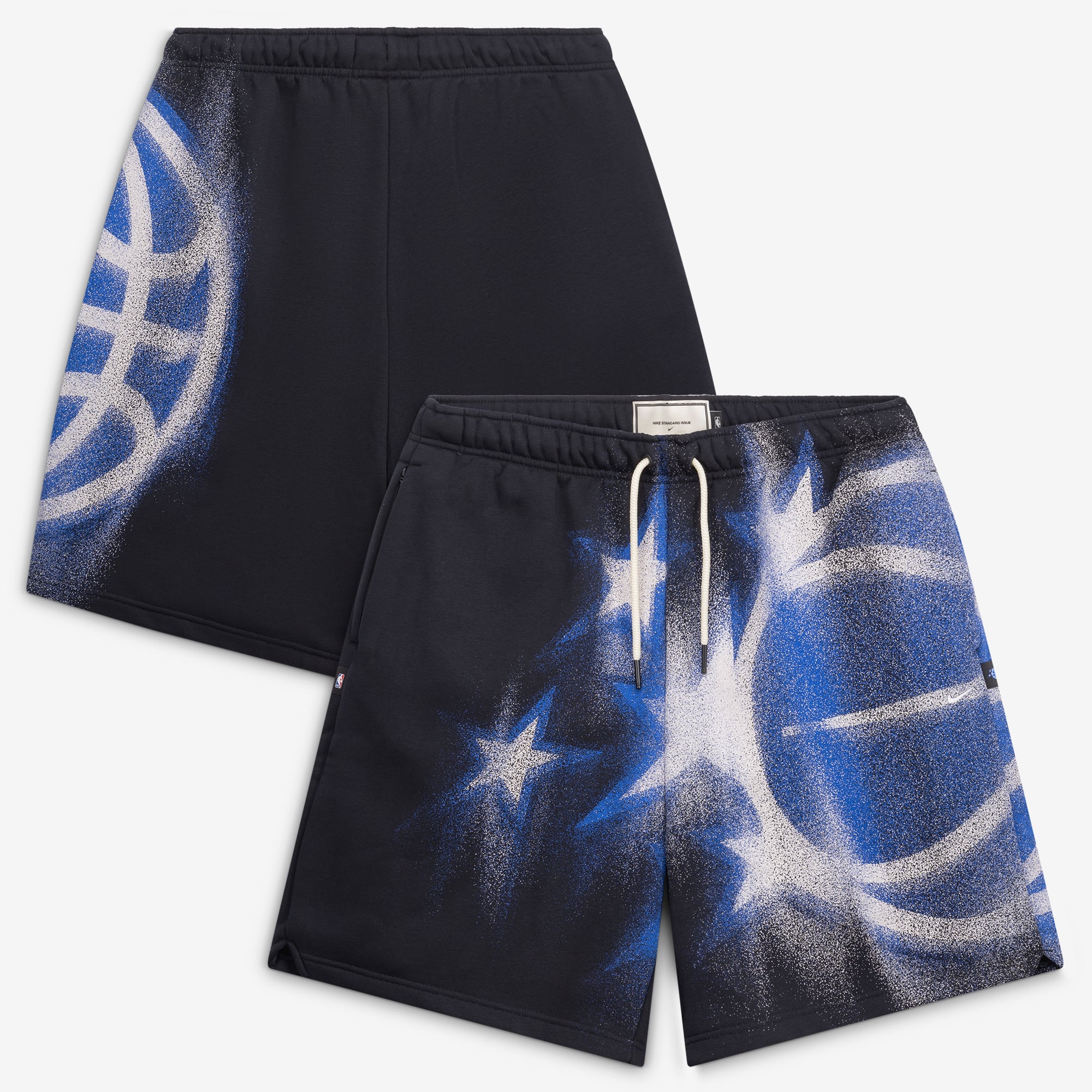Men's Nike Black Orlando Magic 2026/27 Standard Issue Practice Icon 7" Fleece Shorts
