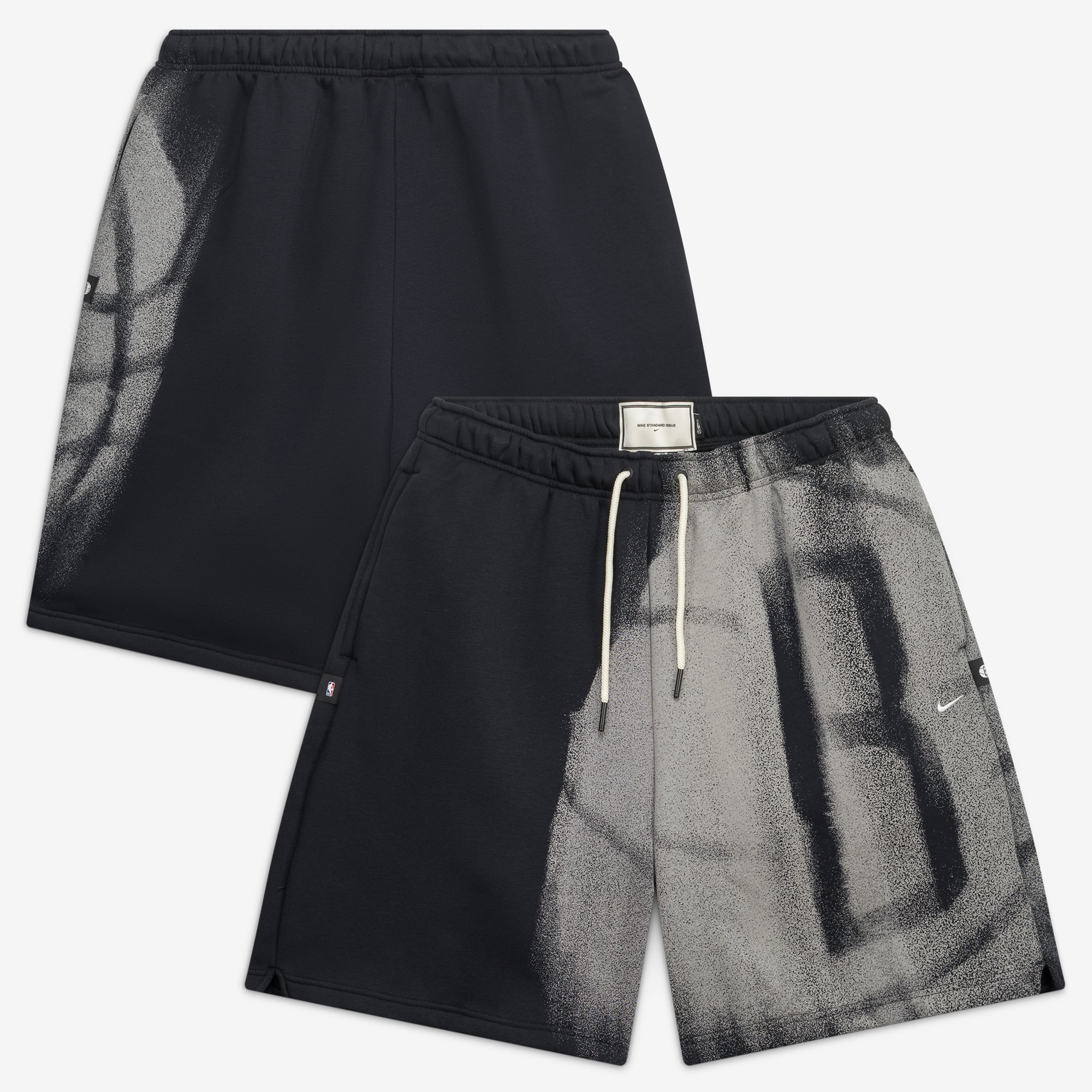 Men's Nike Black Brooklyn Nets 2026/27 Standard Issue Practice Icon 7" Fleece Shorts