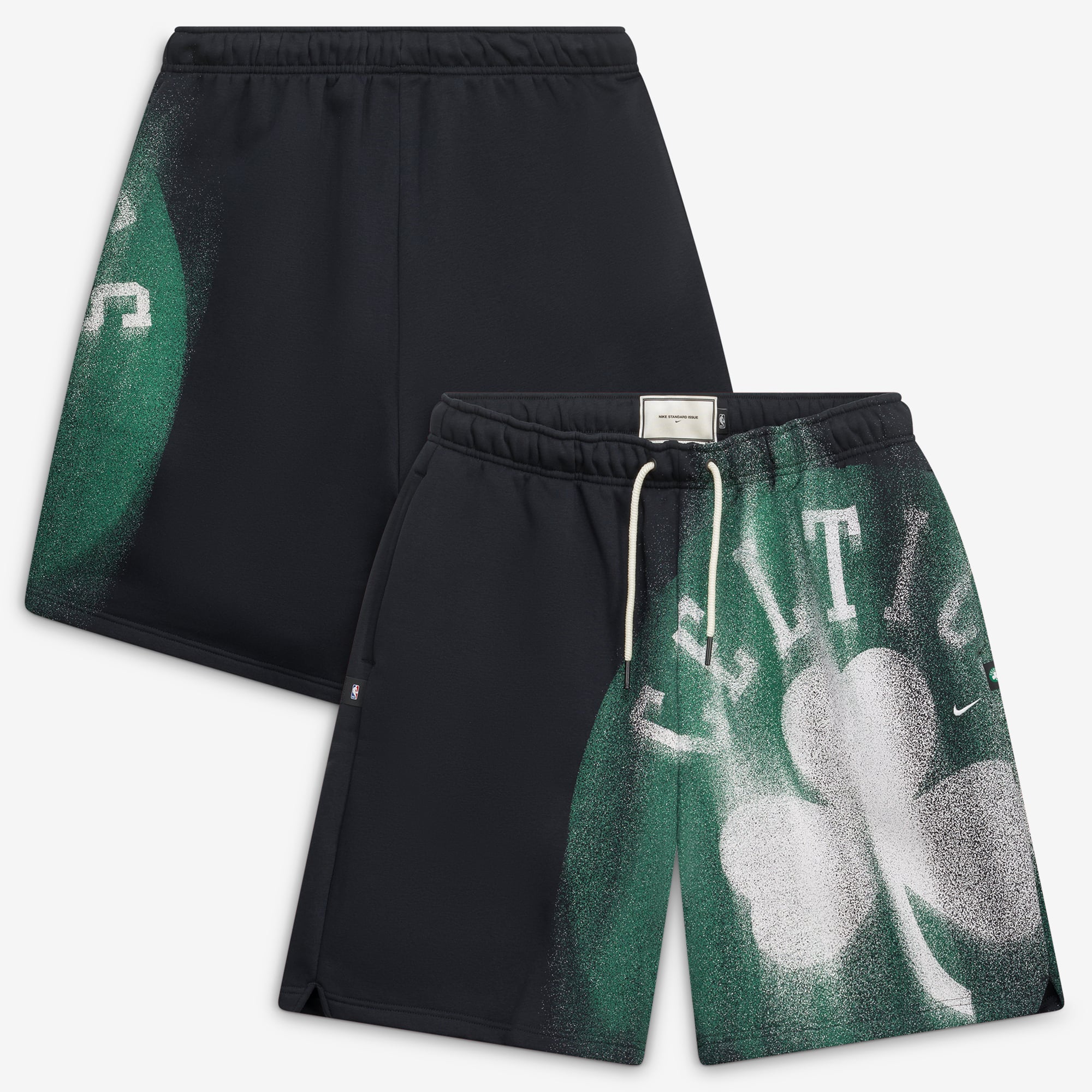 Men's Nike Black Boston Celtics 2026/27 Standard Issue Practice Icon 7" Fleece Shorts