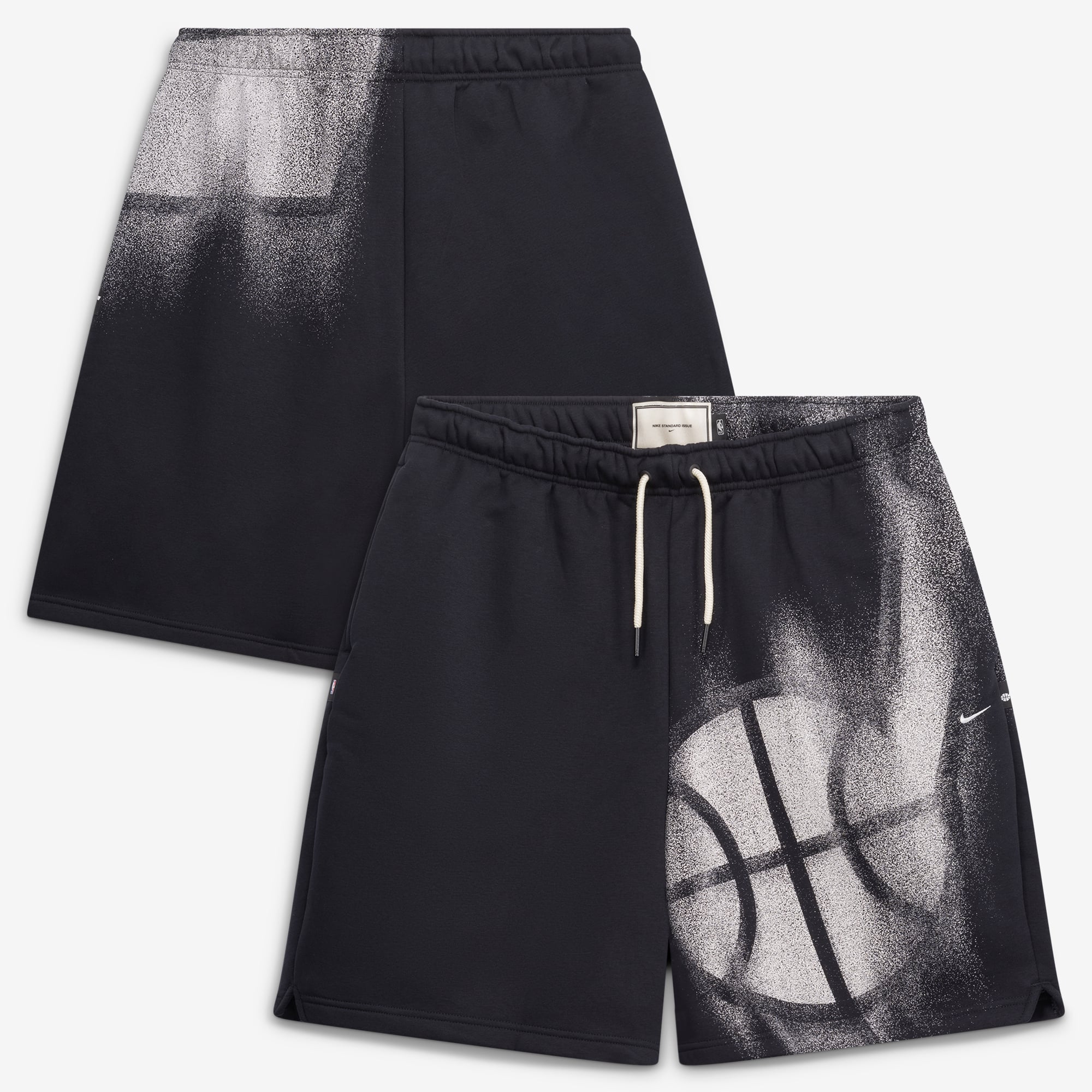 Men's Nike Black Utah Jazz 2026/27 Standard Issue Practice Icon 7" Fleece Shorts