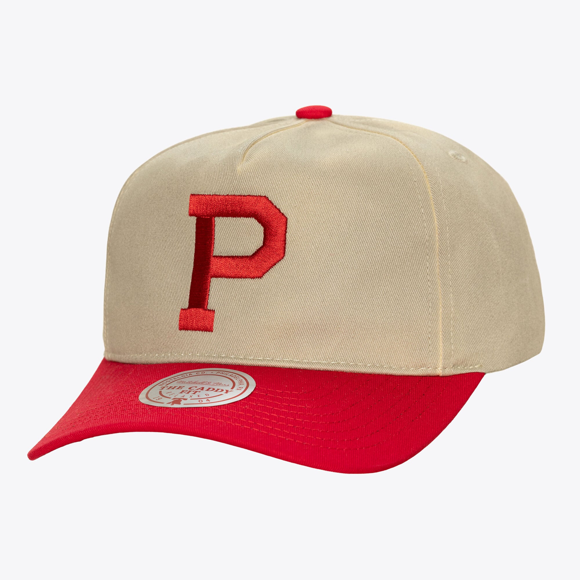 Men's Mitchell & Ness  Cream Philadelphia Phillies Retro Roots Deadstock Cooperstown Snapback Hat