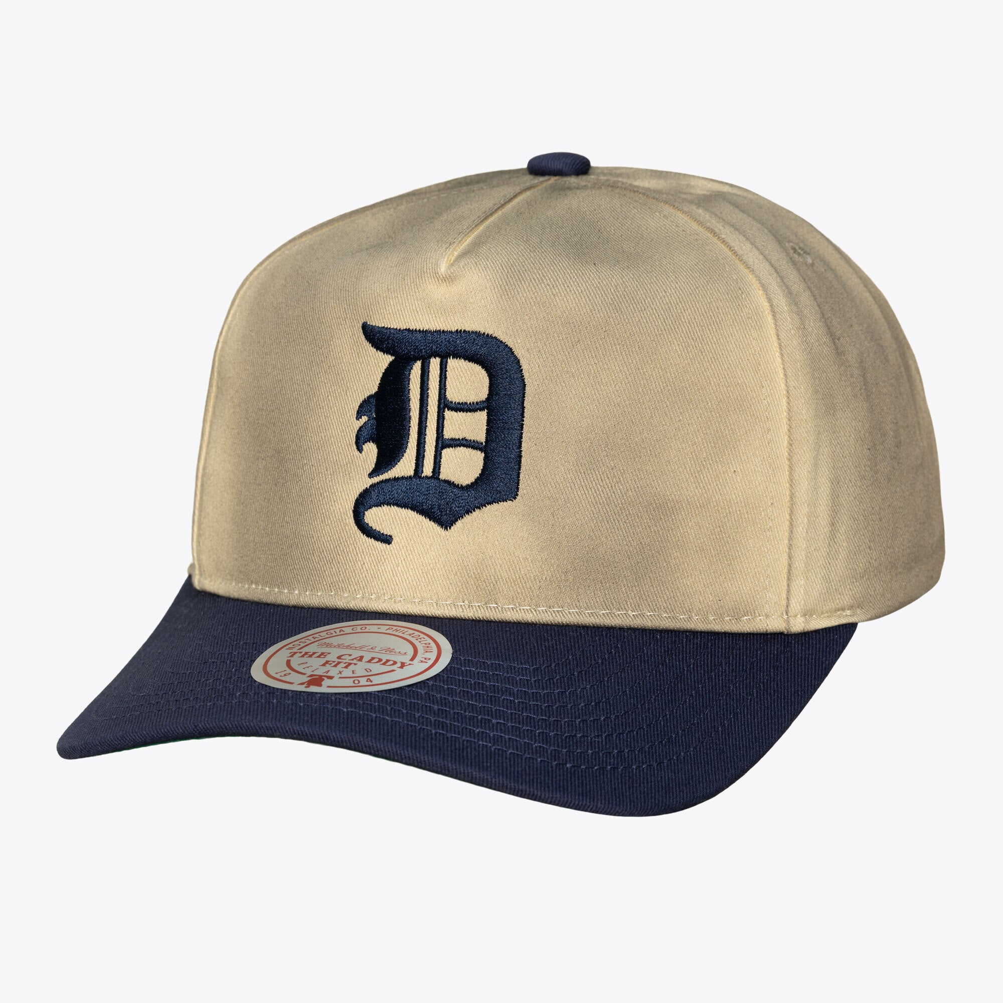 Men's Mitchell & Ness  Cream Detroit Tigers Retro Roots Deadstock Cooperstown Snapback Hat