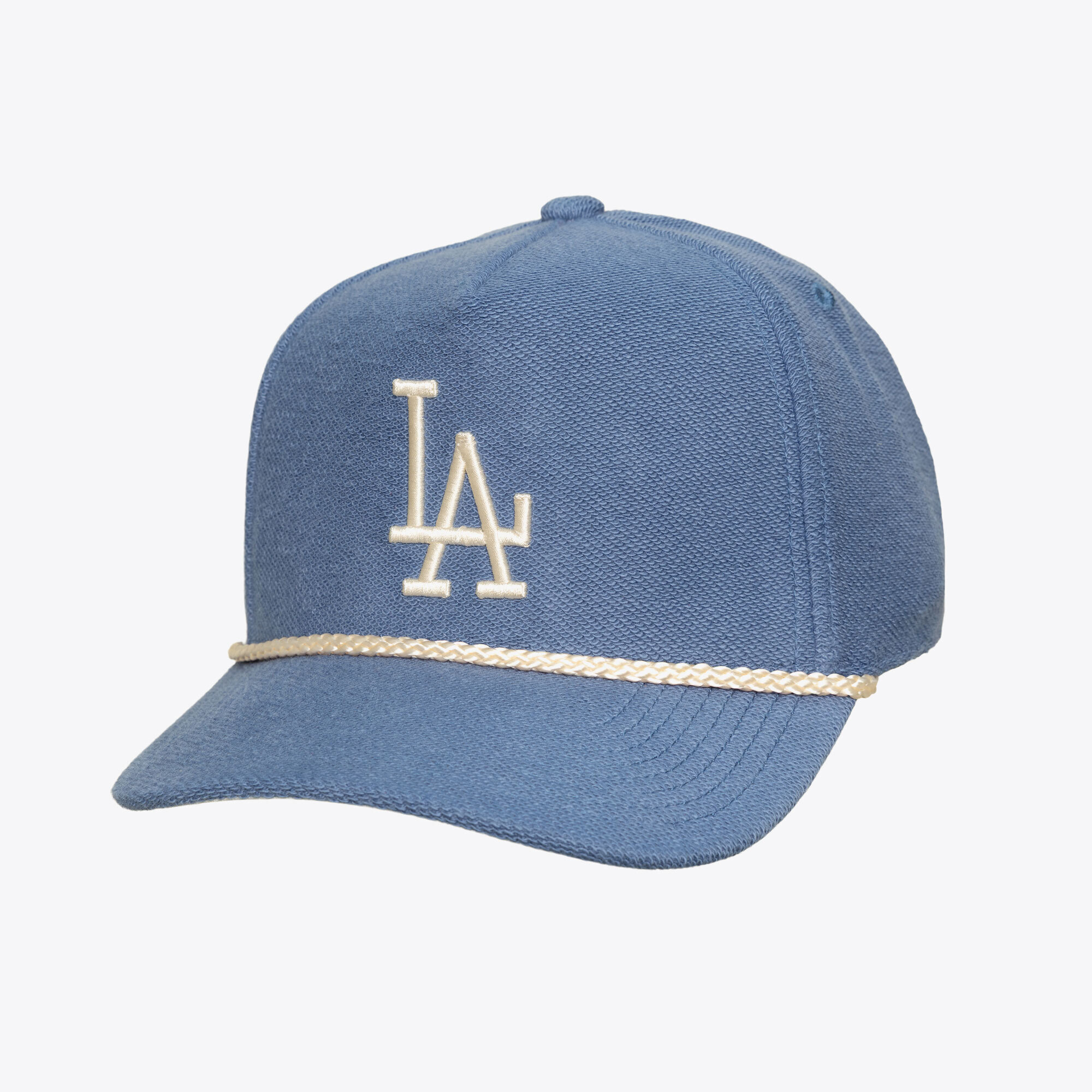 Men's Mitchell & Ness  Navy Los Angeles Dodgers Heritage Hues French Terry Snapback Hat