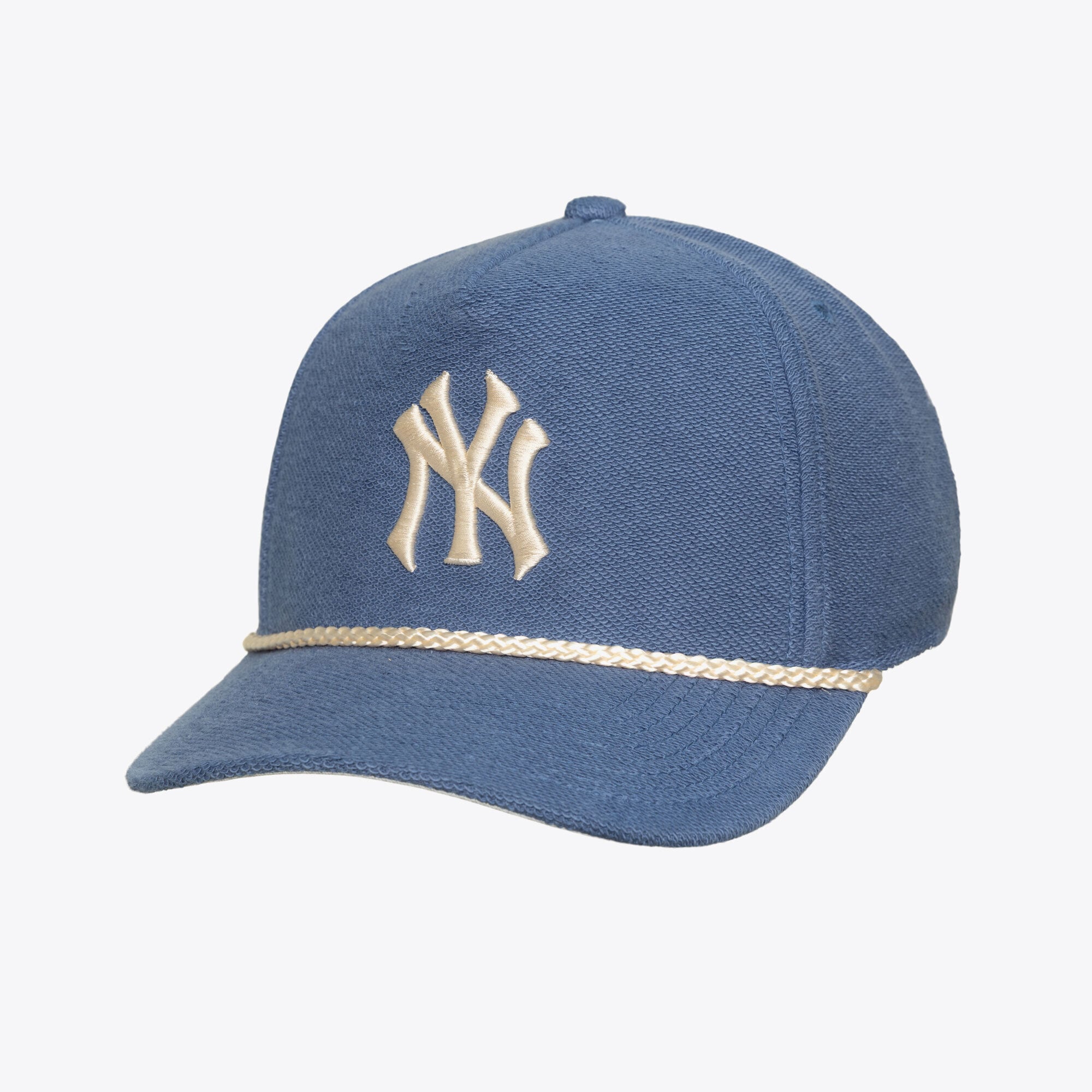 Men's Mitchell & Ness  Navy New York Yankees Heritage Hues French Terry Snapback Hat