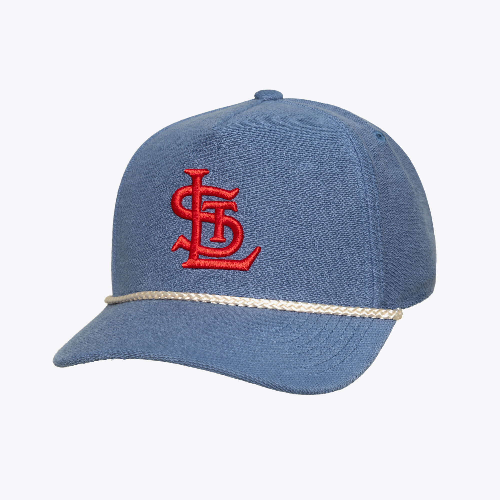 Men's Mitchell & Ness  Navy St. Louis Cardinals Heritage Hues French Terry Snapback Hat