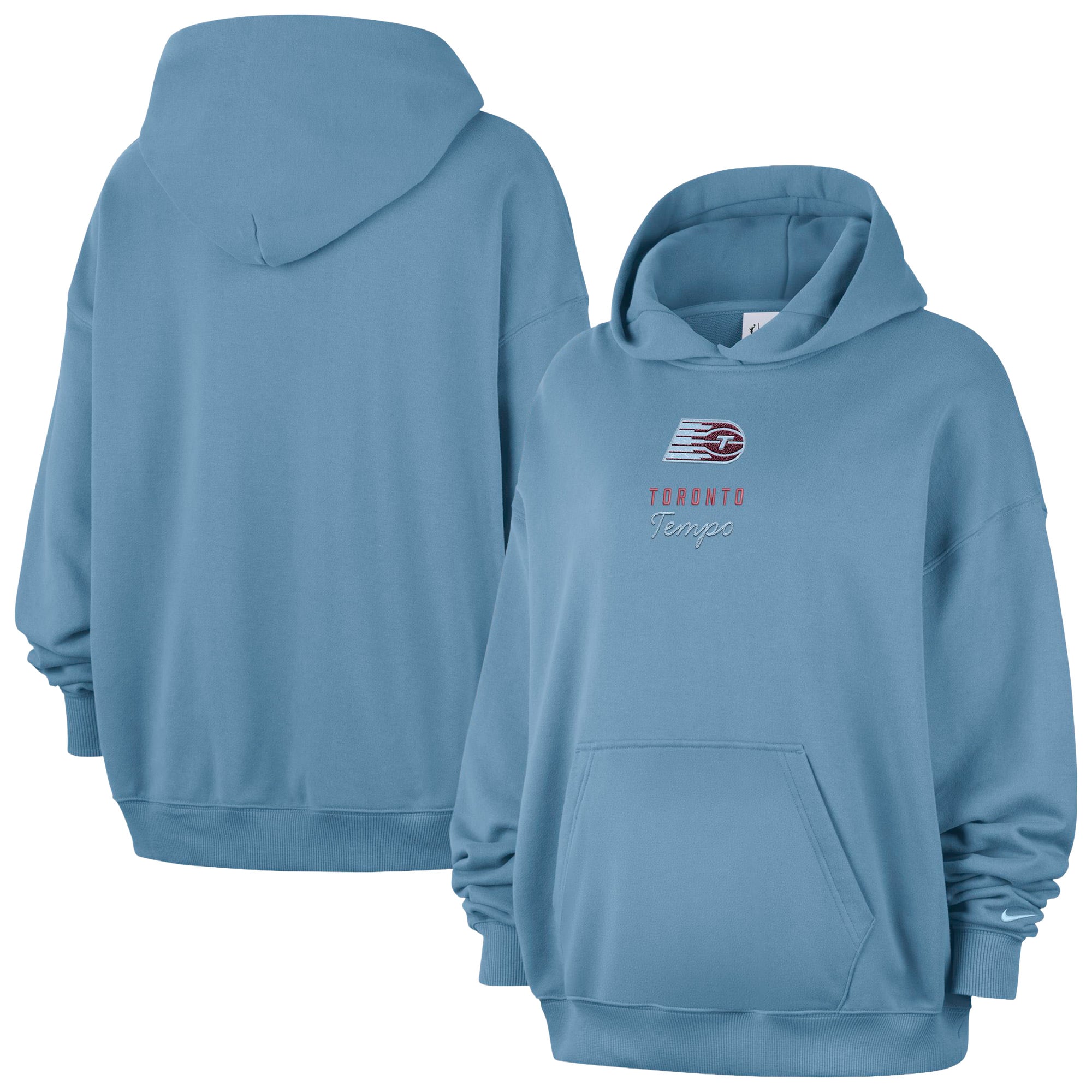 Women's Nike Hydrogen Blue Toronto Tempo Oversized Studio Hoodie