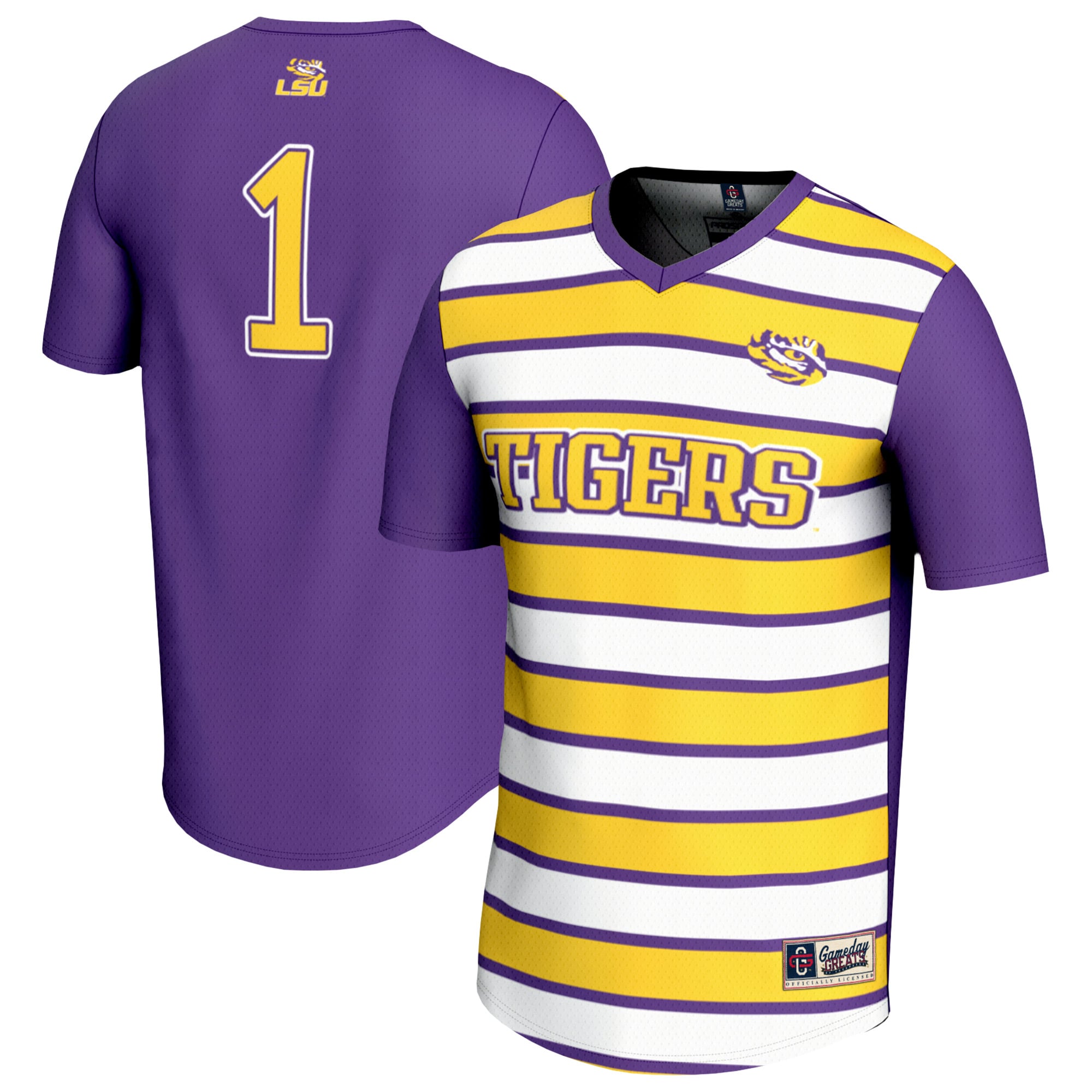 Lightweight Soccer Fashion Jersey GameDay Greats  Purple #1 LSU Tigers