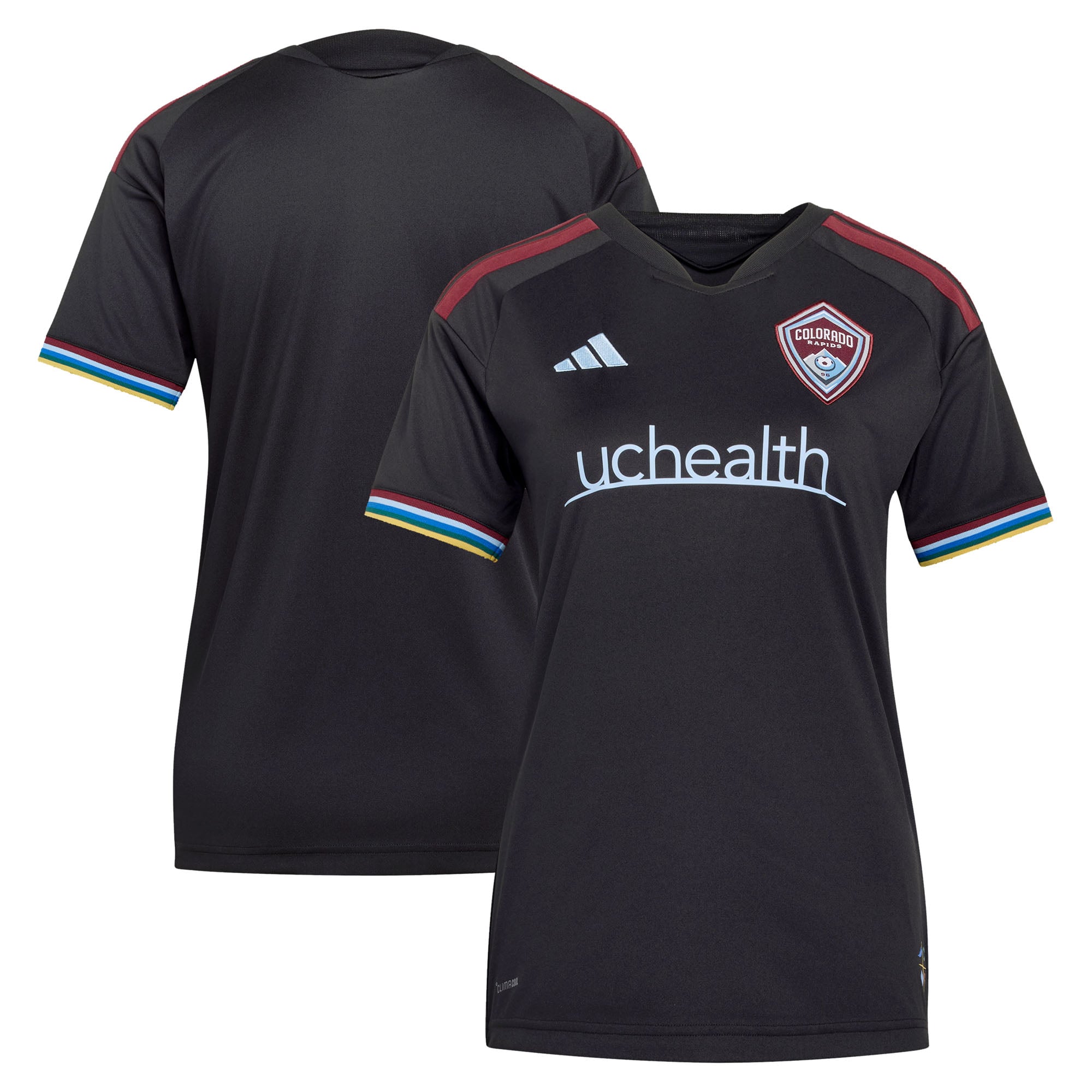 Women's adidas Black Colorado Rapids 2026 Colorful Colorado Replica Jersey
