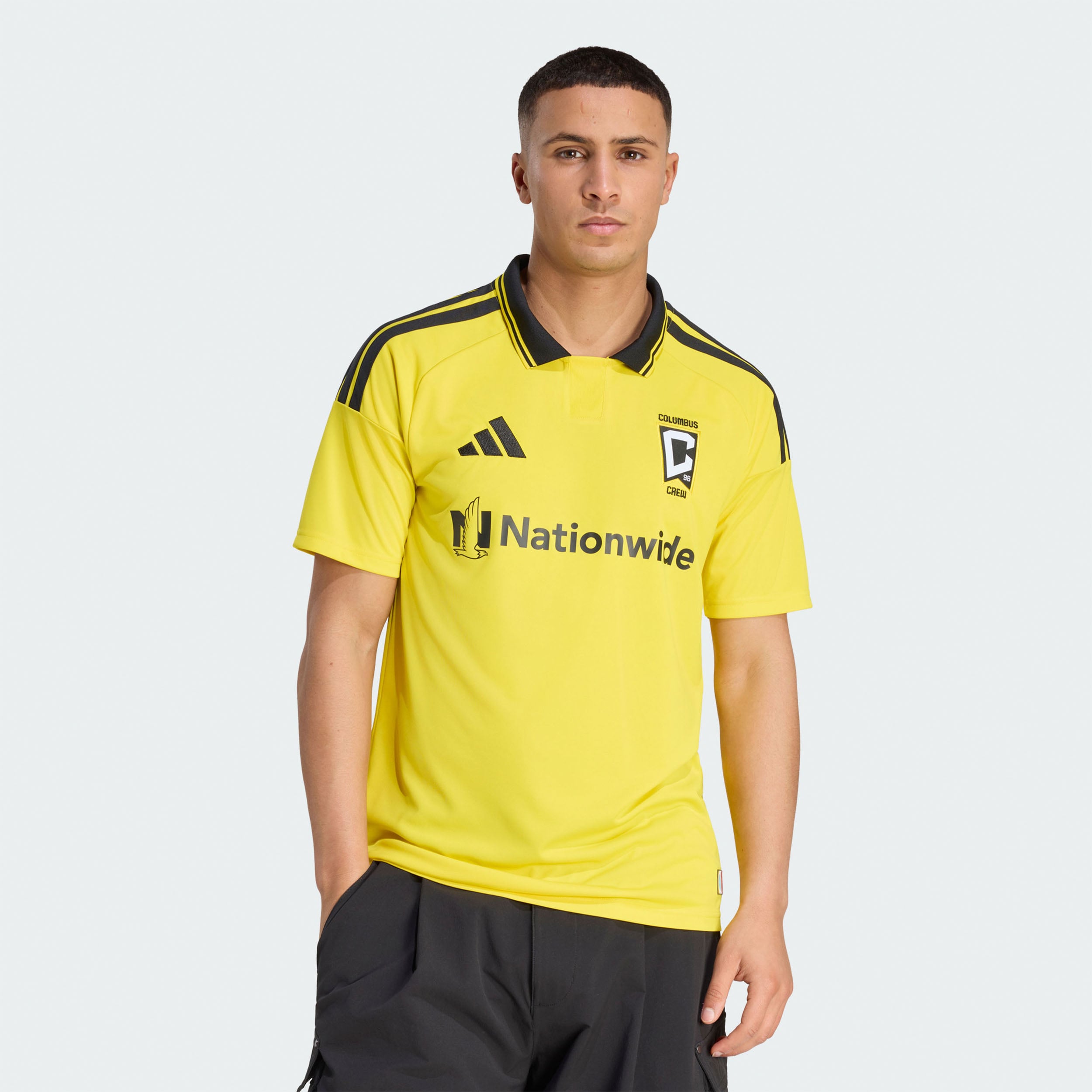 Men's adidas Yellow Columbus Crew 2026 The Crafted for Excellence Kit Replica Jersey