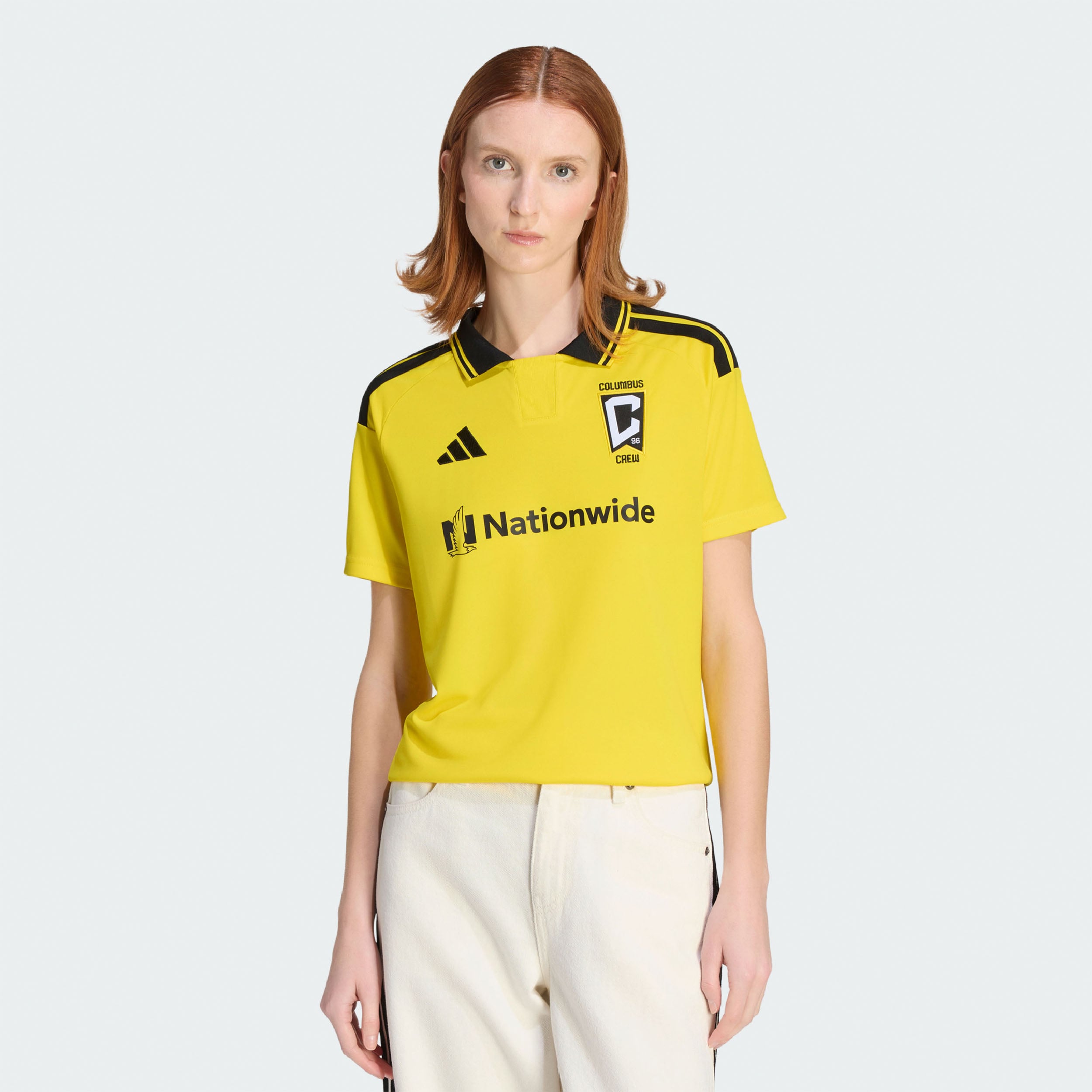 Women's adidas Yellow Columbus Crew 2026 The Crafted for Excellence Kit Replica Jersey