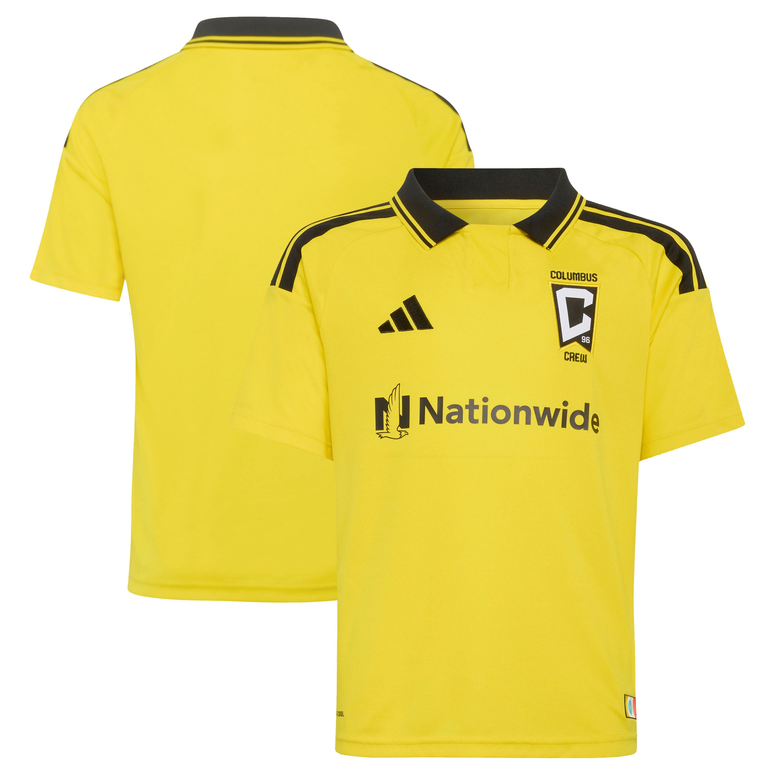 Youth adidas Gold Columbus Crew 2026 The Crafted for Excellence Kit Replica Jersey