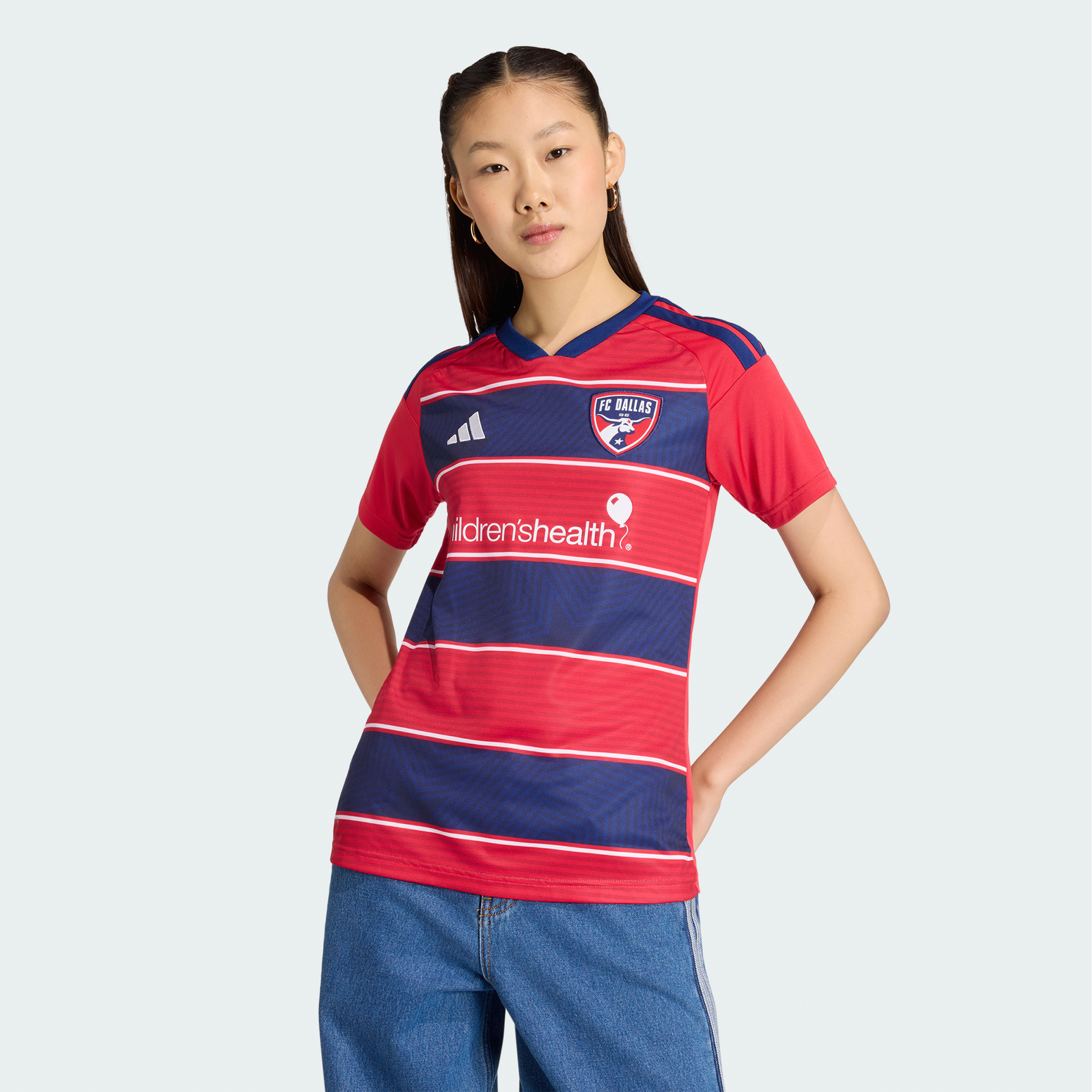 Women's adidas Red FC Dallas 2026 DNA Kit Replica Jersey