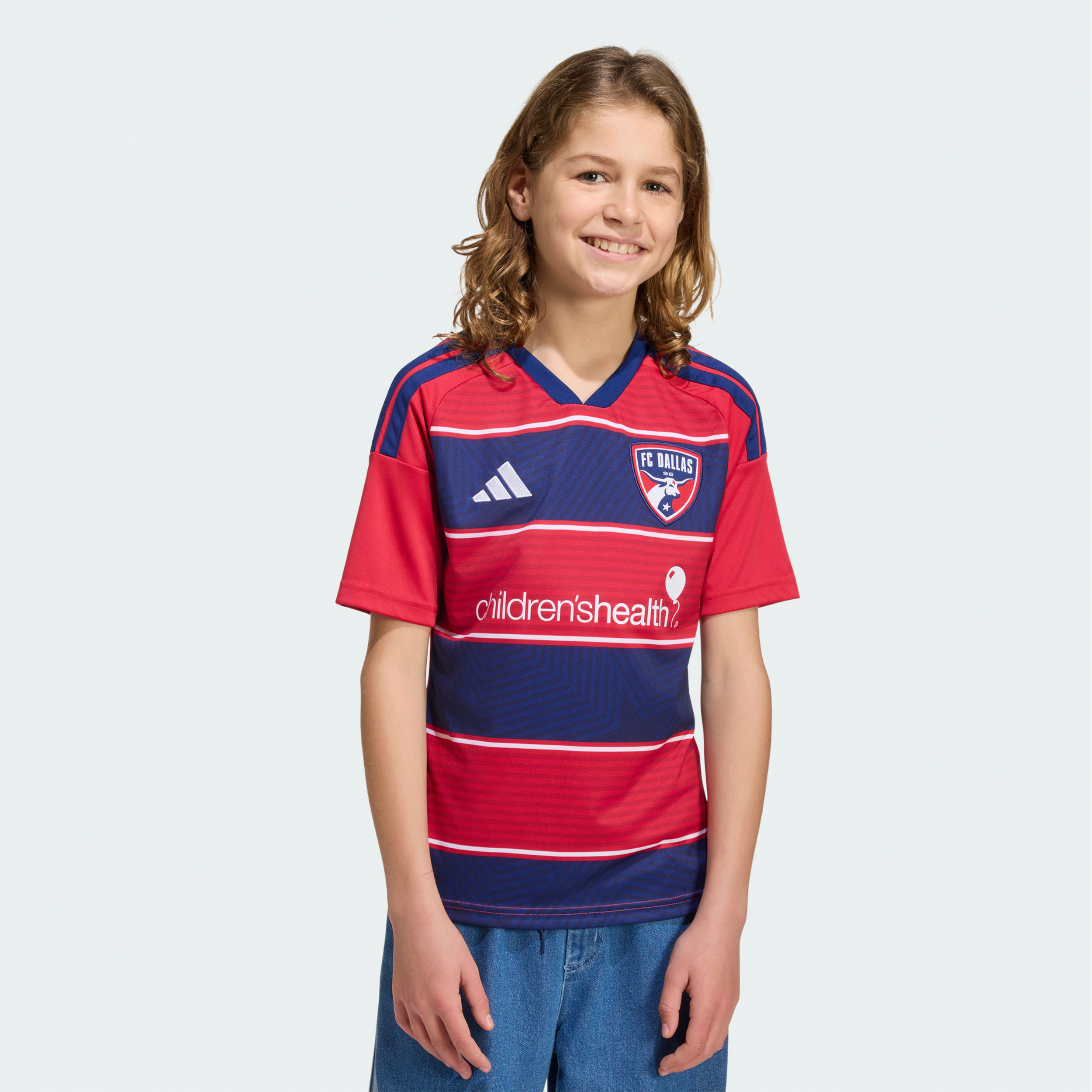 Youth adidas Red FC Dallas 2026 DNA Kit Replica Jersey