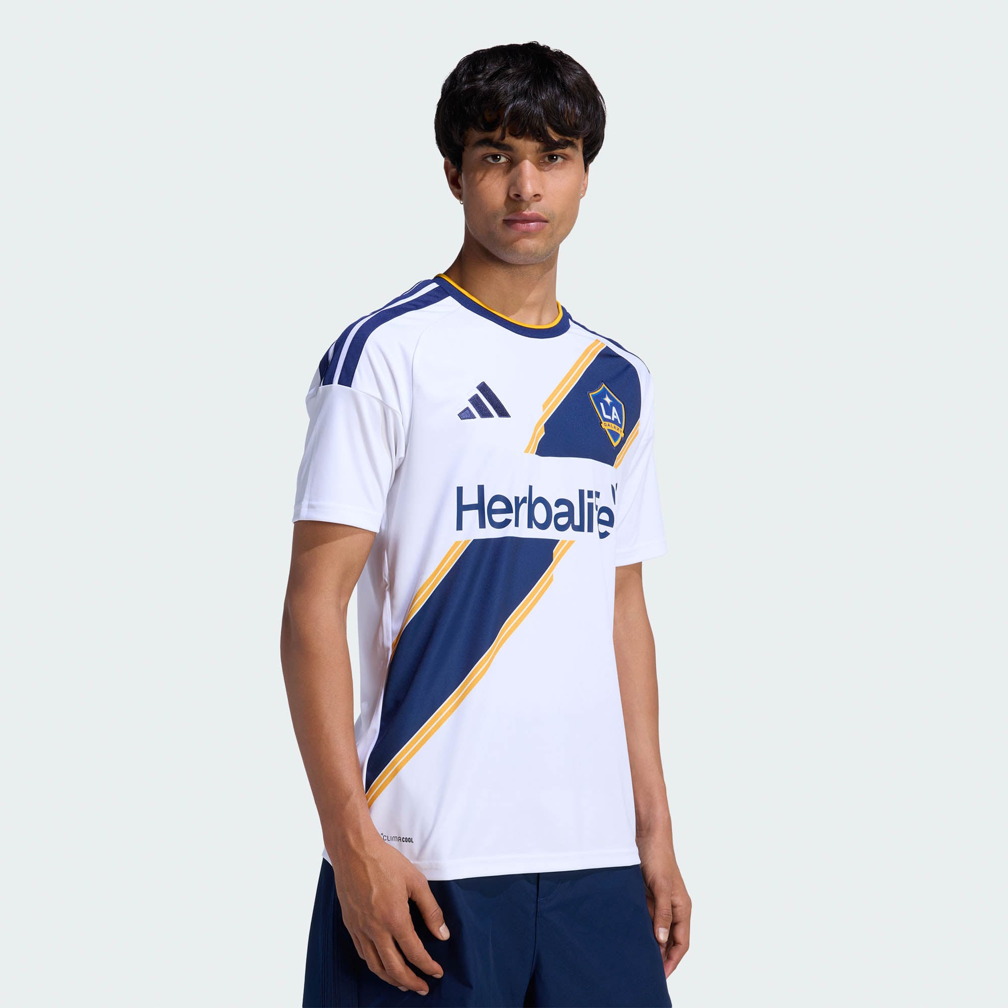 Men's adidas White LA Galaxy 2026 The VeloCITY Kit Replica Jersey