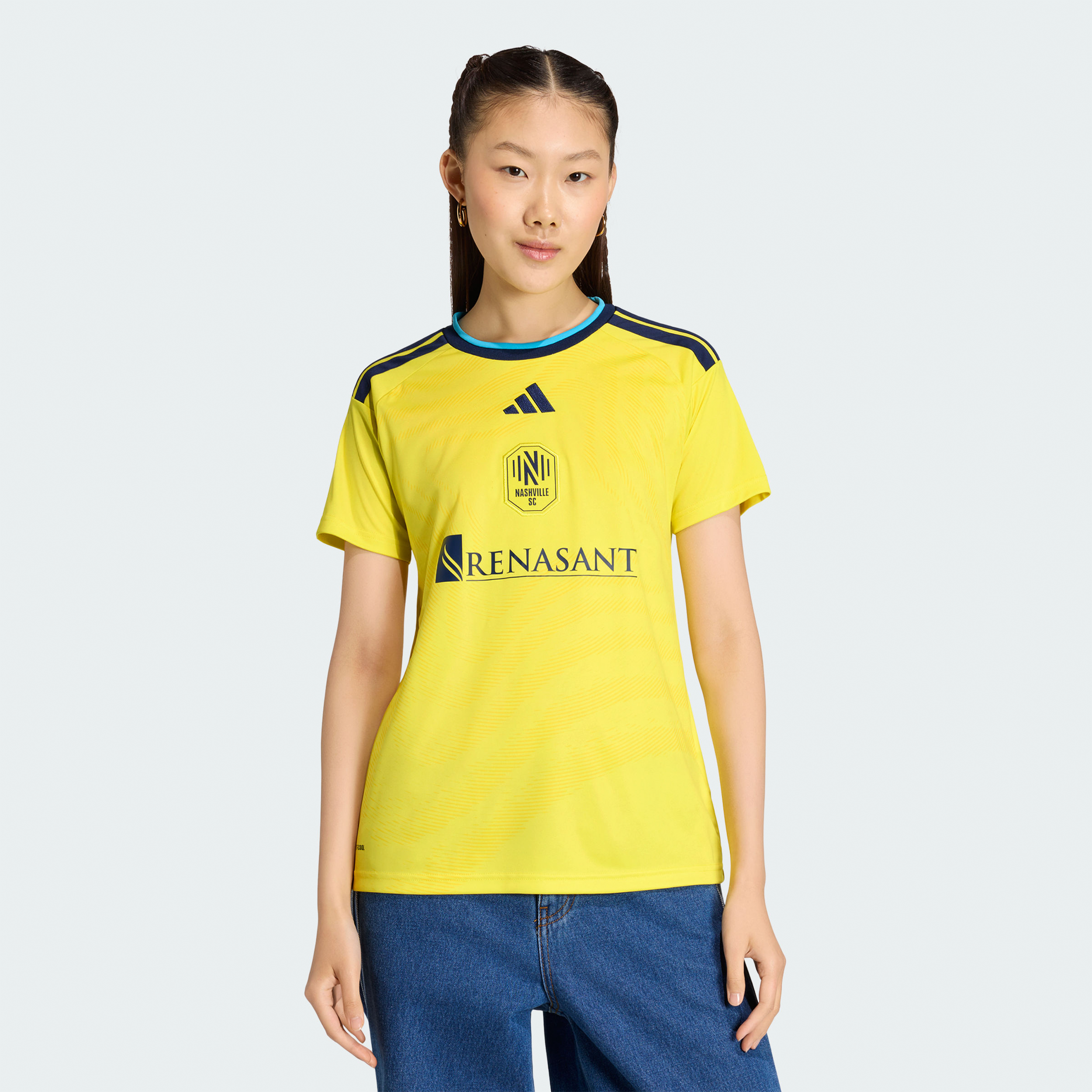 Women's adidas Yellow Nashville SC 2026 The Reverb Kit Replica Jersey