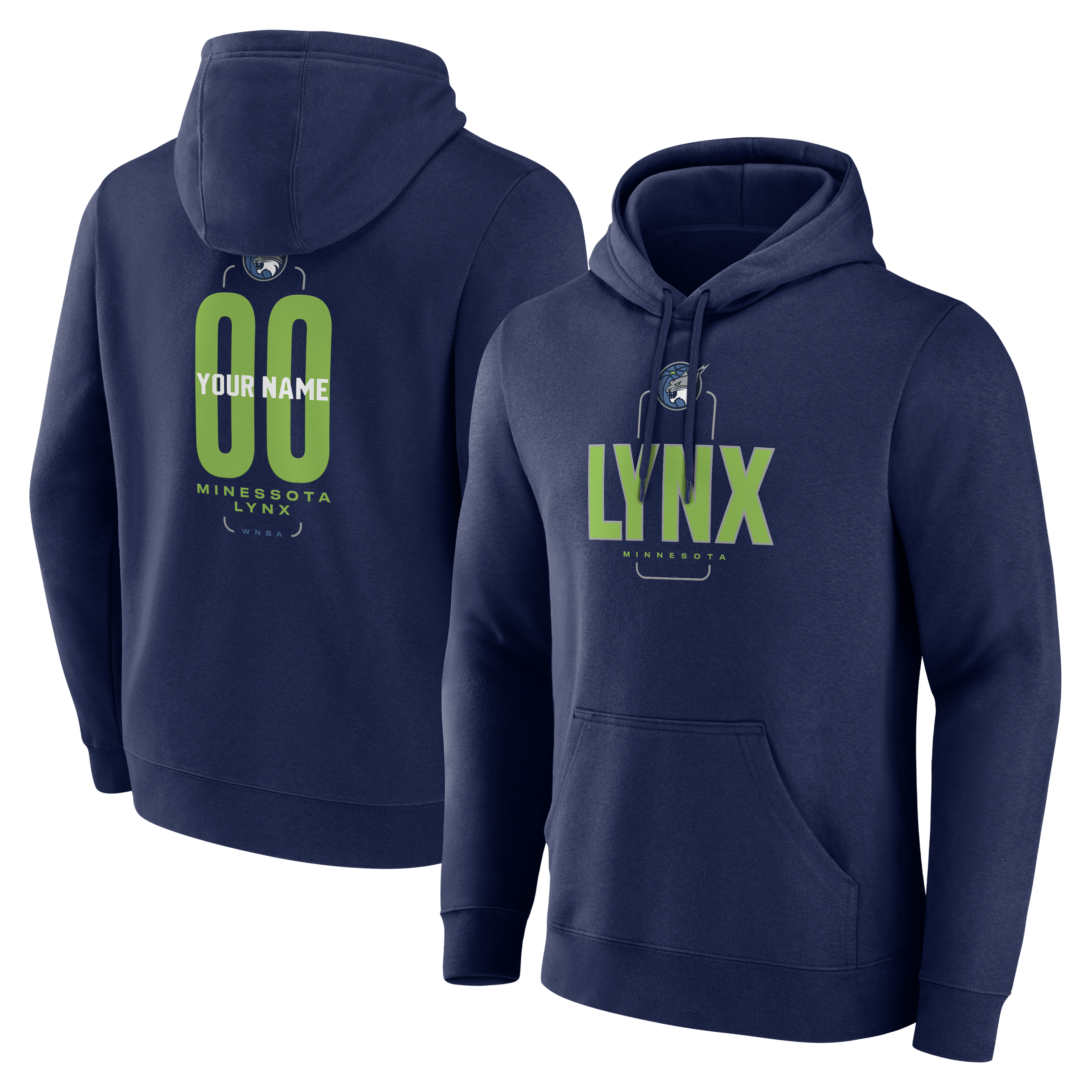 Men’s Navy Minnesota Lynx Big & Tall Personalized Center Court Pullover Hoodie Men’s Navy Minnesota Lynx Big & Tall Personalized Center Court Pullover Hoodie