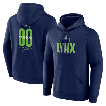 Men's Navy Minnesota Lynx Big & Tall Personalized Center Court Pullover Hoodie