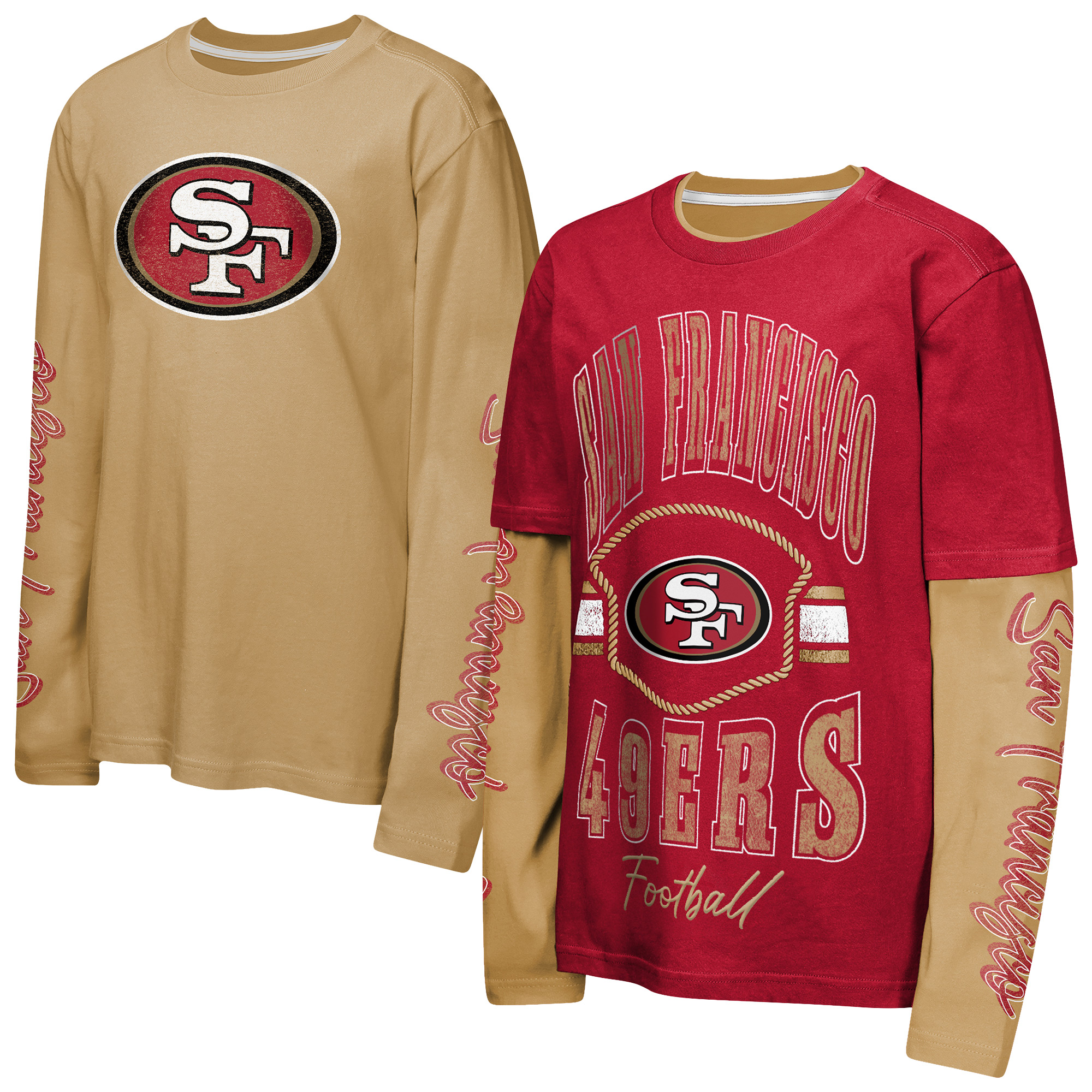 Outerstuff Preschool Scarlet/Gold San Francisco 49ers Motion Combo Set - Scarlet, Gold