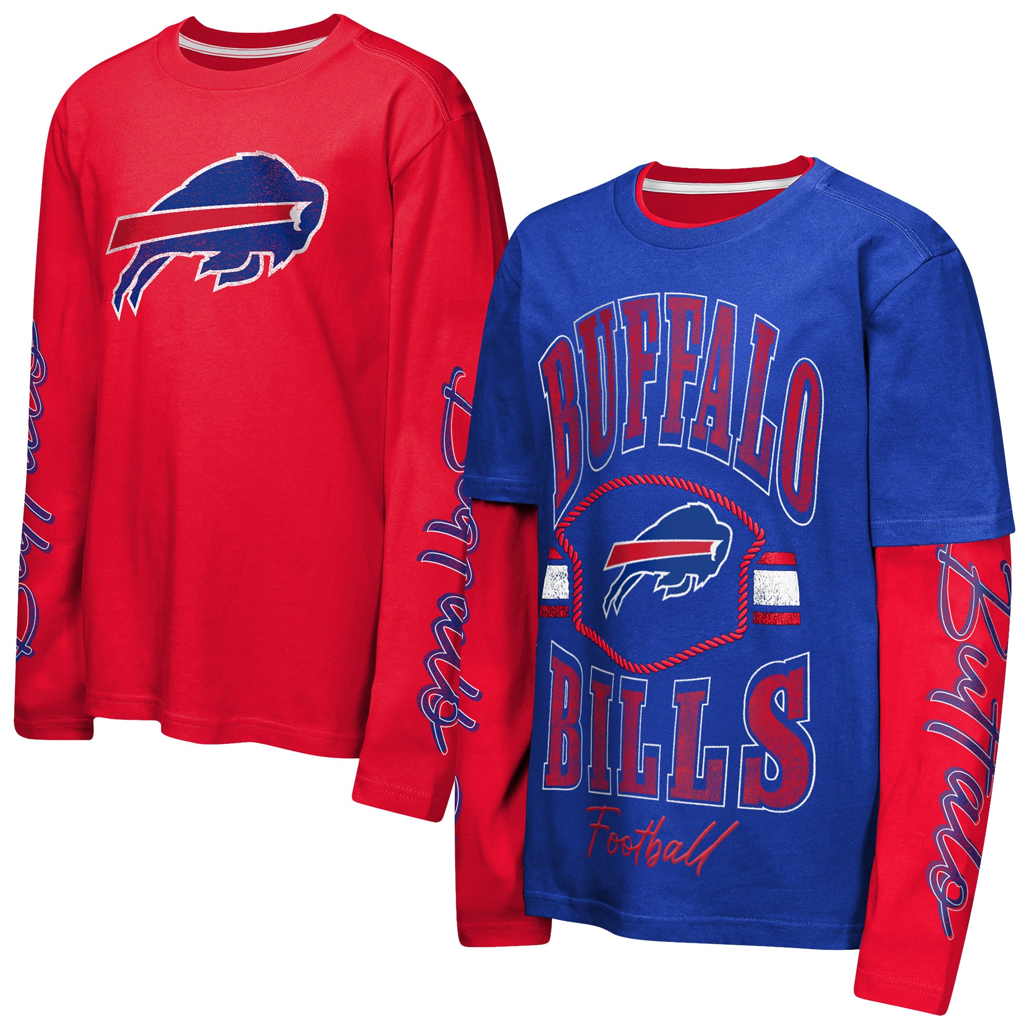 Preschool Outerstuff  Royal/Red Buffalo Bills Motion Combo Set