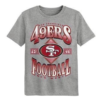 Preschool Outerstuff Dark Heather Gray San Francisco 49ers Of Days Past T-Shirt