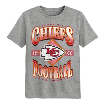 Preschool Outerstuff Dark Heather Gray Kansas City Chiefs Of Days Past T-Shirt