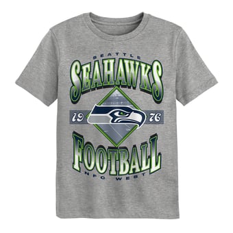 Preschool Outerstuff Dark Heather Gray Seattle Seahawks Of Days Past T-Shirt
