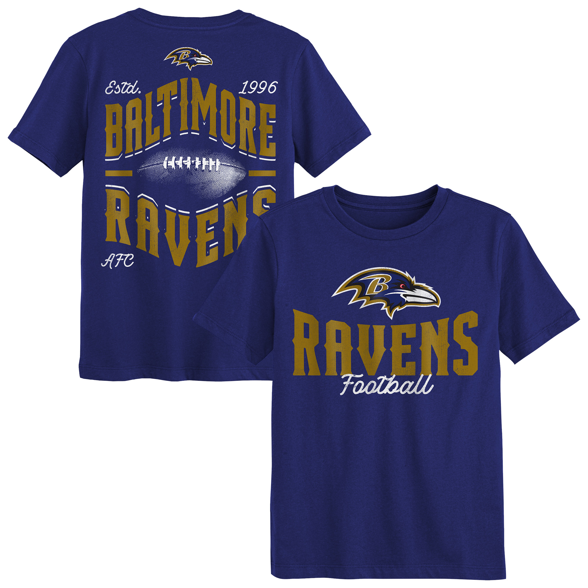 Preschool Outerstuff Purple Baltimore Ravens Top Pick T-Shirt