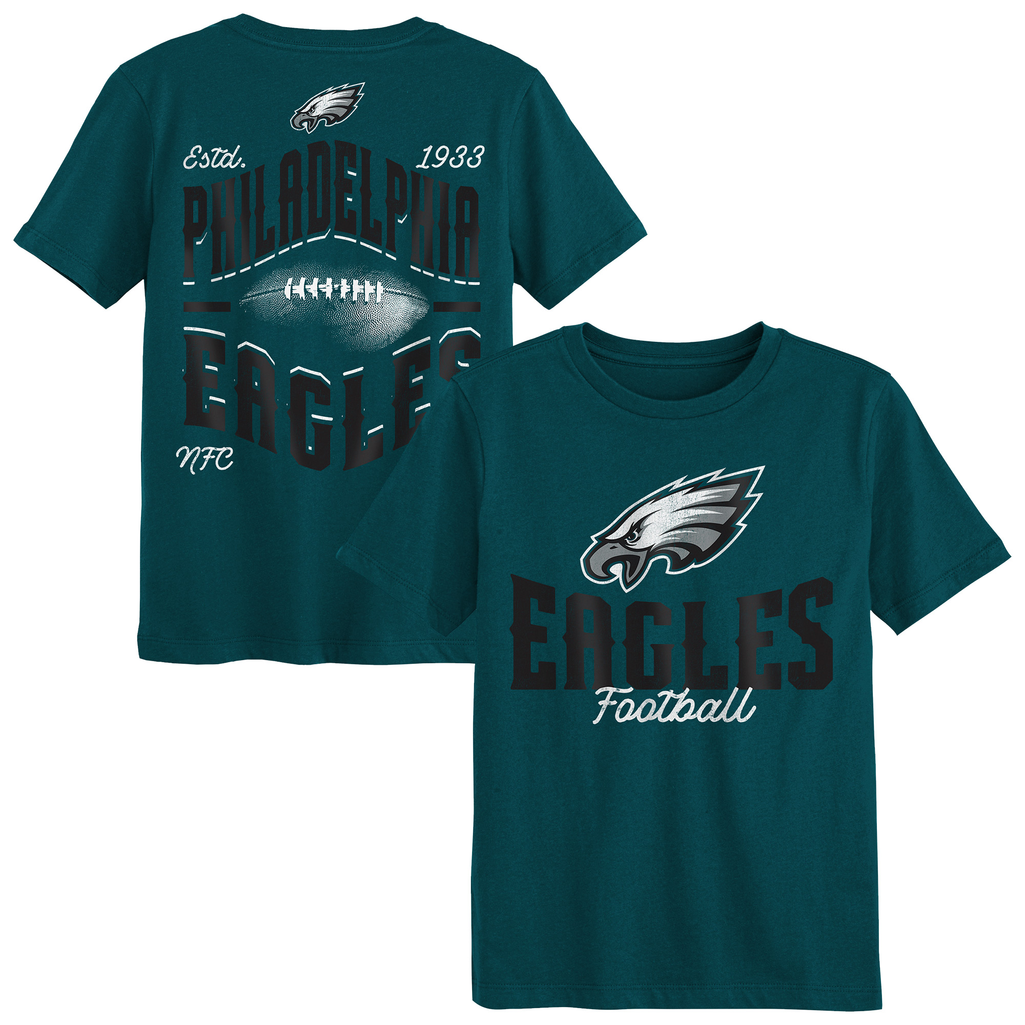 Toddler Outerstuff  Midnight Green Philadelphia Eagles Top Pick T-Shirt