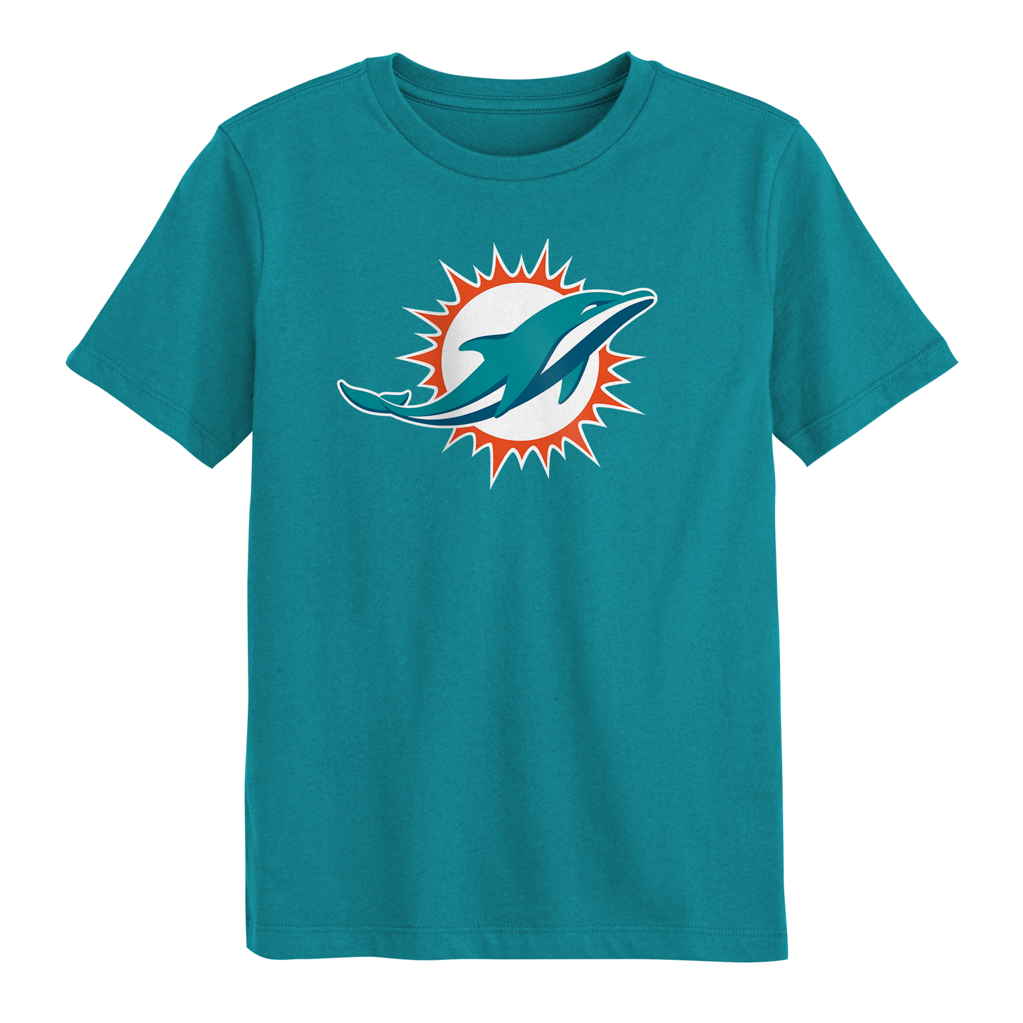 Preschool Outerstuff  Aqua Miami Dolphins Primary Logo T-Shirt