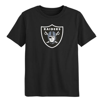 Preschool Outerstuff  Black Las Vegas Raiders Primary Logo T-Shirt