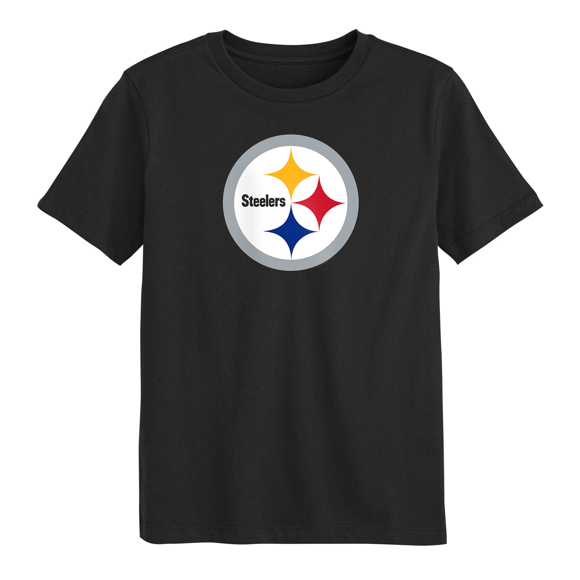 Preschool Outerstuff  Black Pittsburgh Steelers Primary Logo T-Shirt