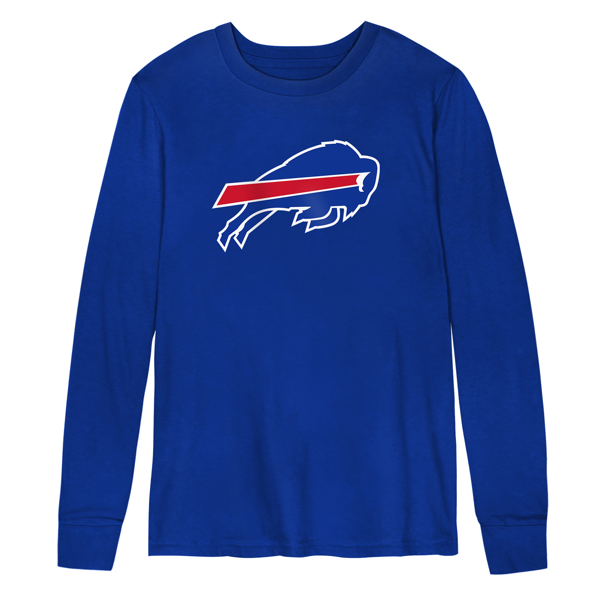 Preschool Outerstuff Royal Buffalo Bills Primary Logo Long Sleeve T-Shirt