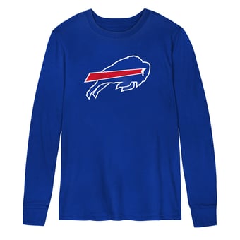 Preschool Outerstuff Royal Buffalo Bills Primary Logo Long Sleeve T-Shirt
