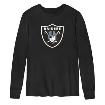 Preschool Outerstuff Black Las Vegas Raiders Primary Logo Long Sleeve T-Shirt