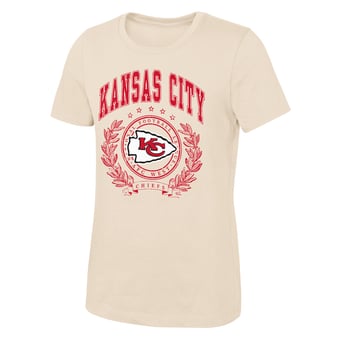 Girls Youth Outerstuff  Natural Kansas City Chiefs Undefeated T-Shirt