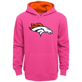 Girls Youth Pink Denver Broncos Prime Hoodie