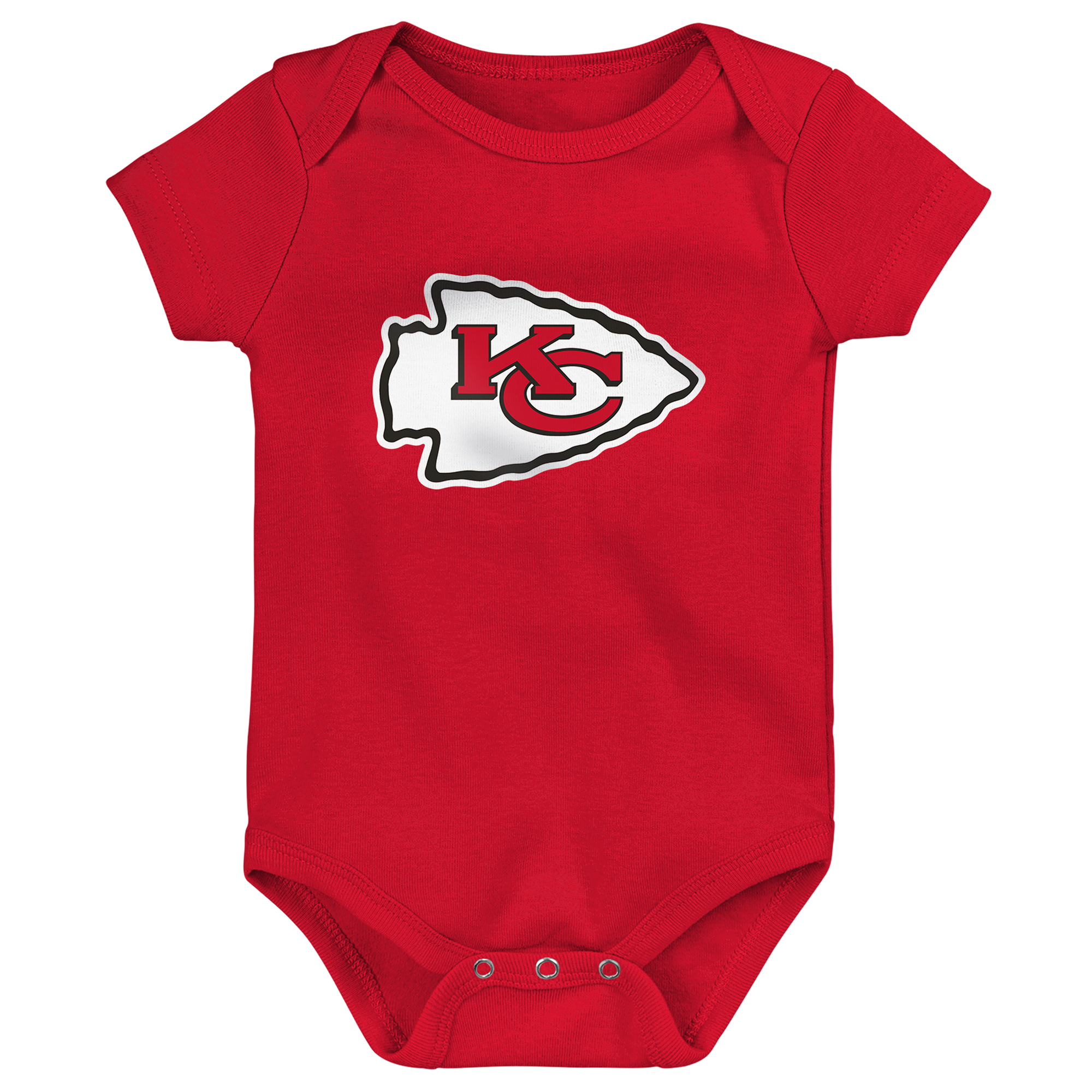 Newborn Outerstuff Red Kansas City Chiefs Primary Logo Bodysuit